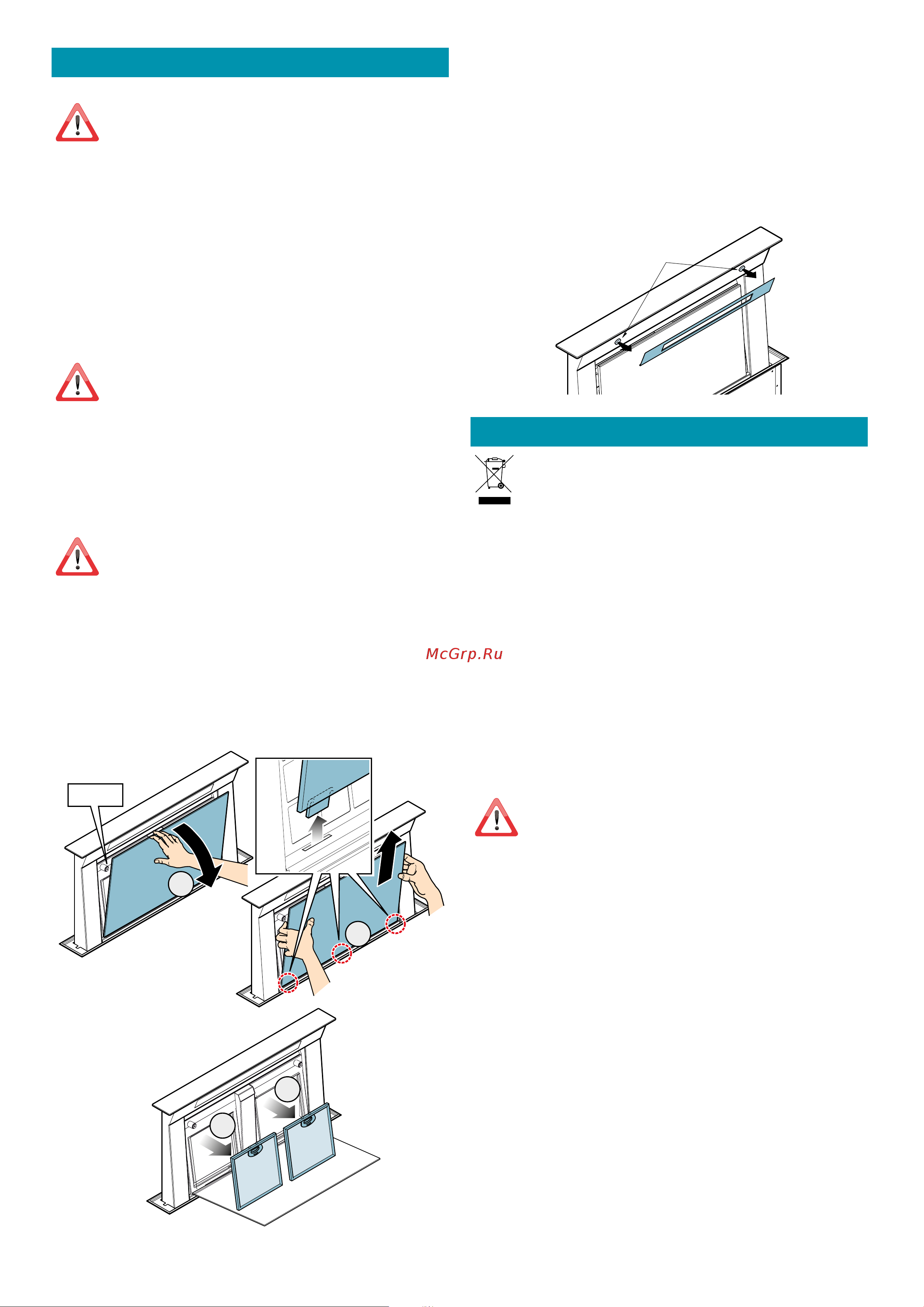 Falmec DOWNDRAFT STEEL CDDW90.E1P2#ZZZI400F [56/72] Bortskaffelse ved endt levetid