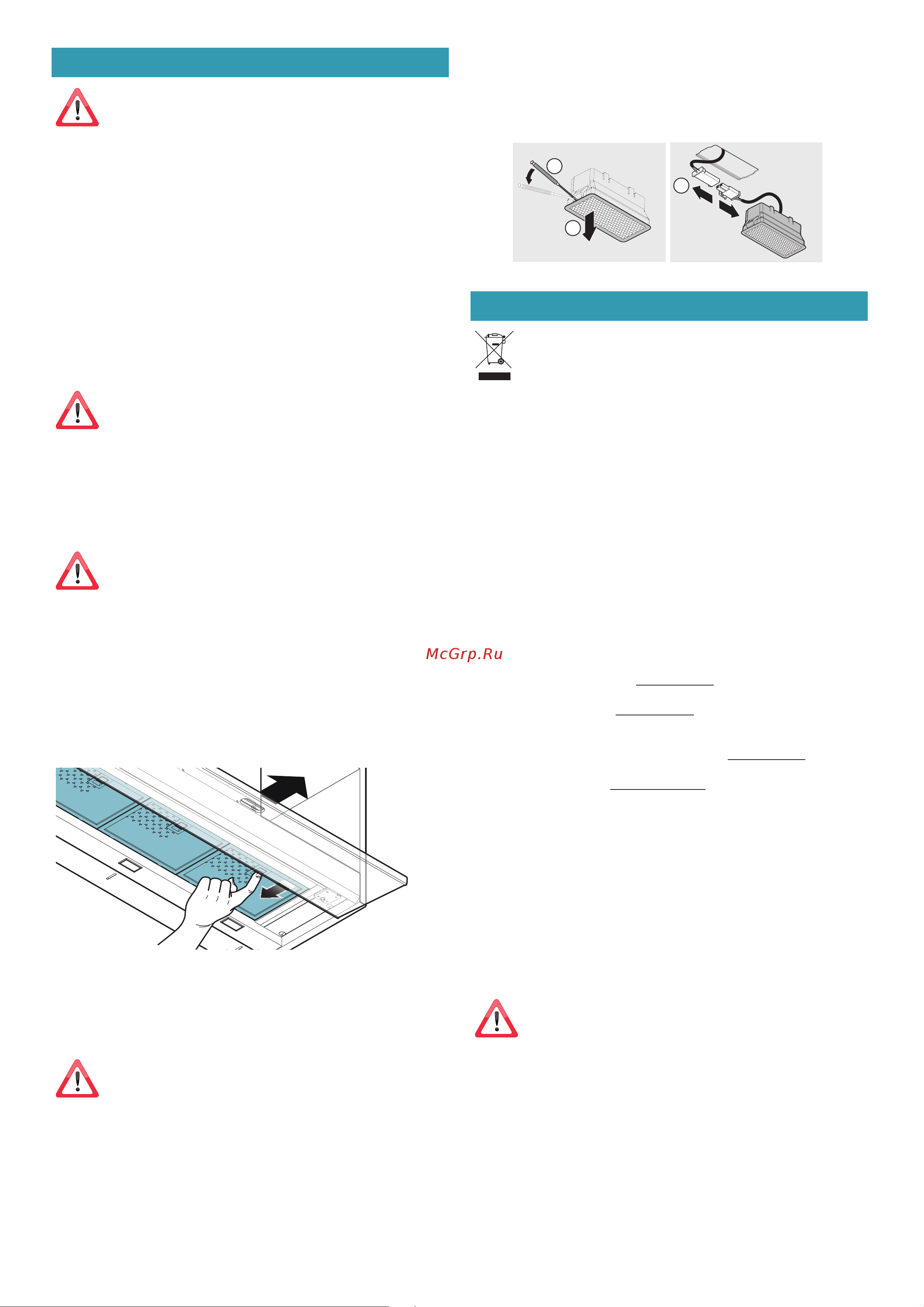 Falmec MOVE 90 GREEN TECH WH CMKN90.E4P2#ZZZF490F [14/72] Smaltimento a fine vita