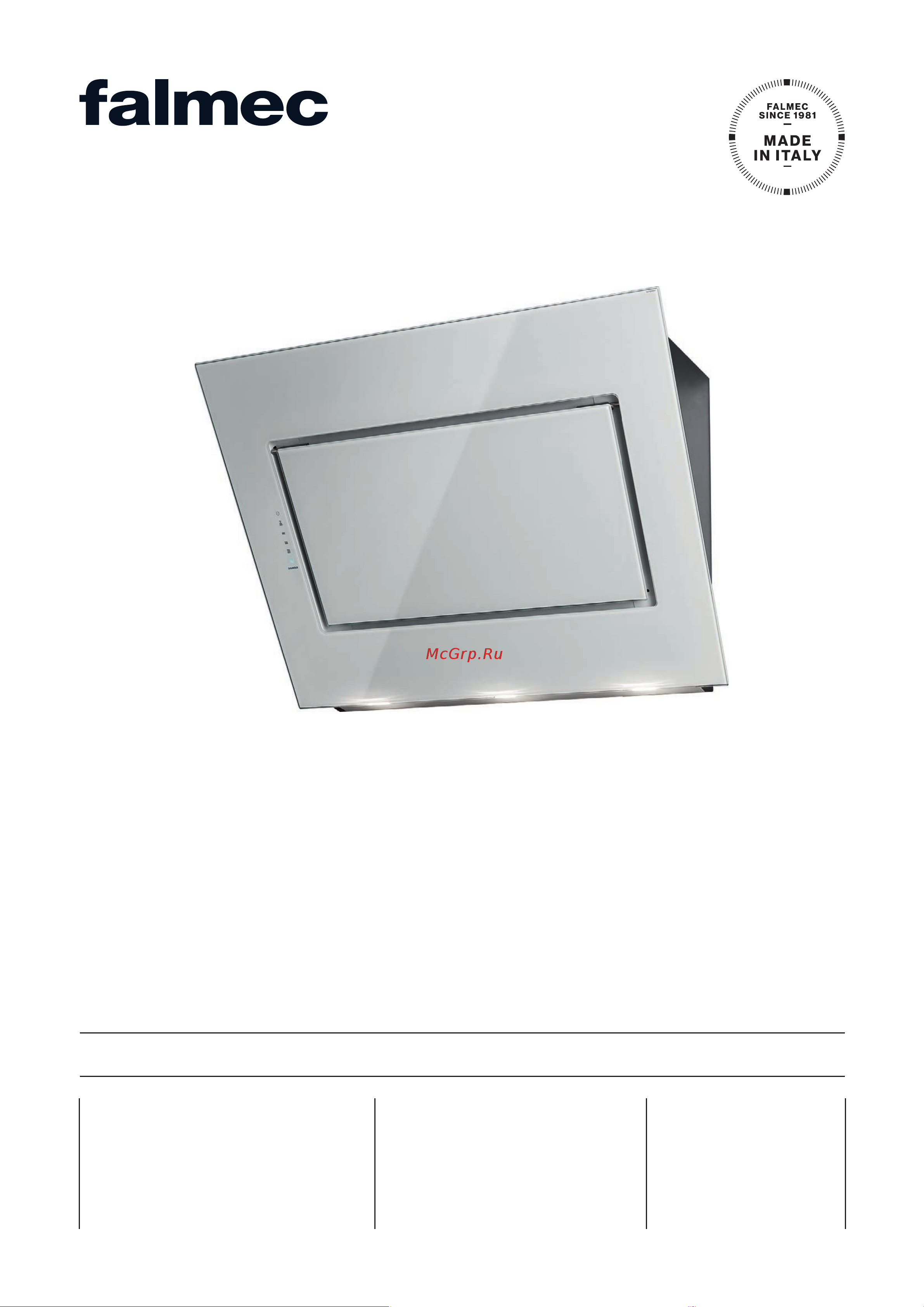 Falmec QUASAR GLASS BK 90 GREEN TECH CQPN90.E1P2#ZZZN491F Инструкция онлайн