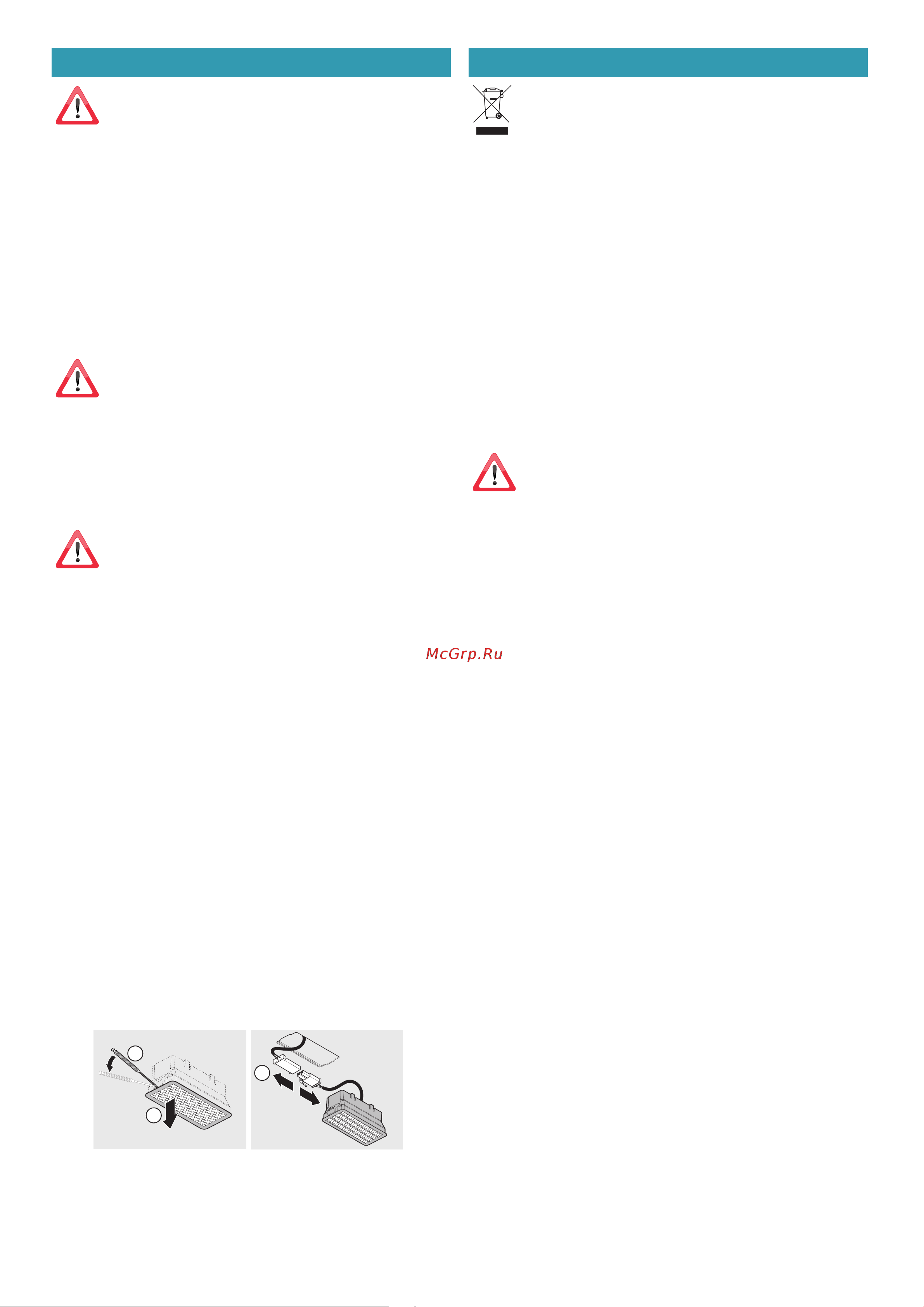 Falmec VIRGOLA BLACK CVJN90.E17P2#ZZZN460F [38/48] Bortskaffelse ved endt levetid