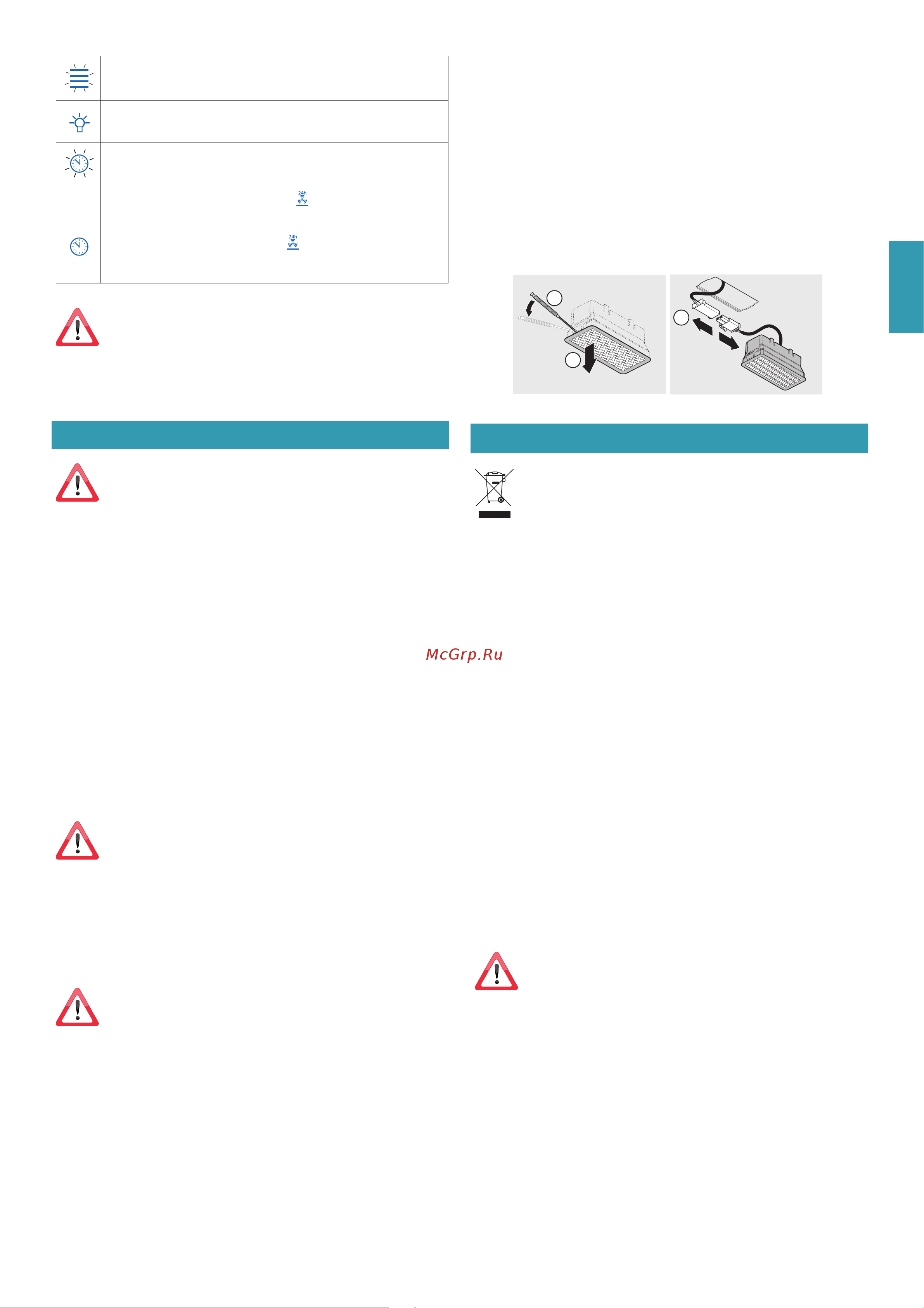 Falmec VERSO 85 GRAY CVXN85.E0P2#ZZZA491F [23/64] Wartung