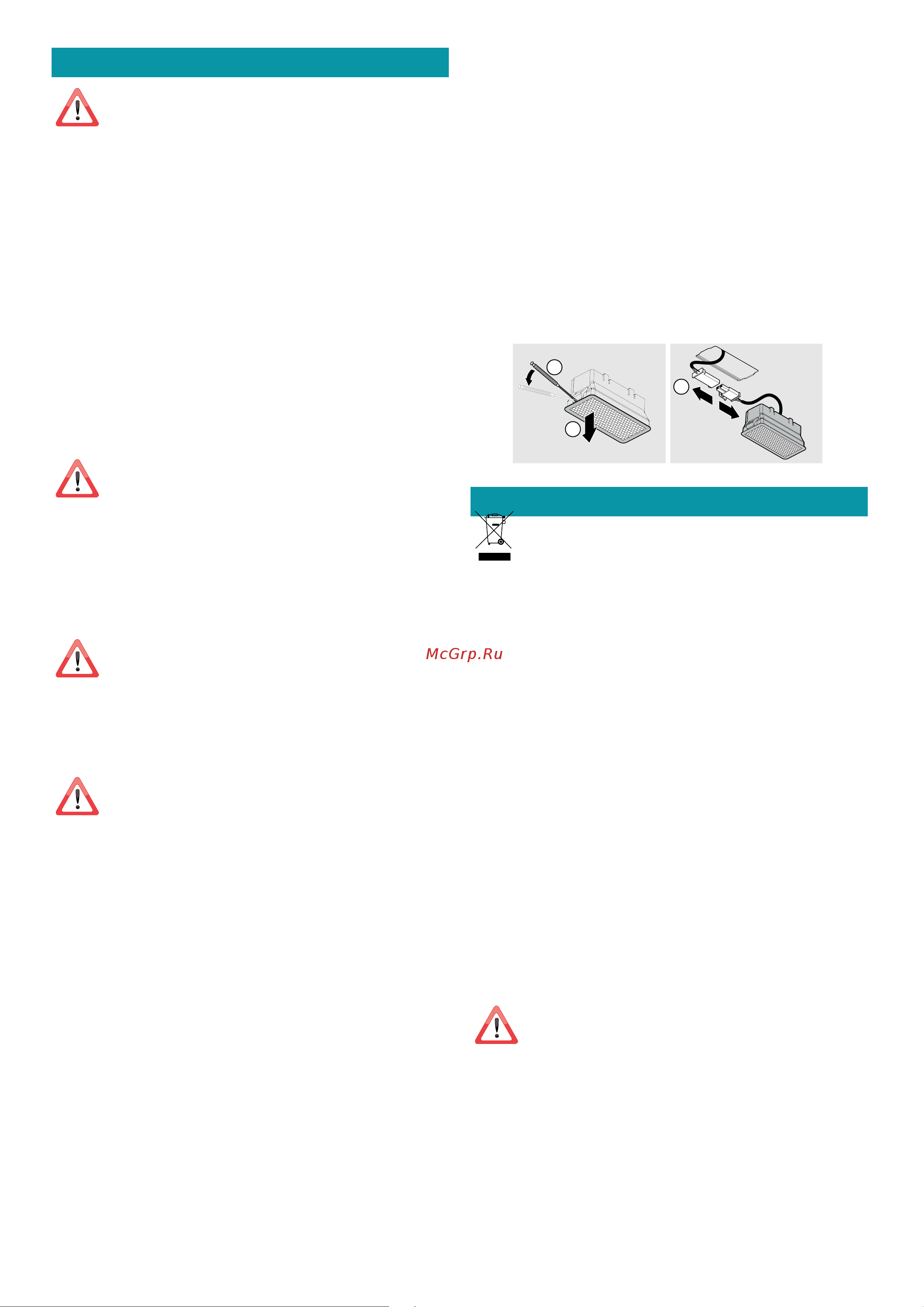 Falmec VIRGOLA NO-DROP 60 BLACK CVJN60.E13P2#ZZZN490F [24/68] Entsorgung am ende der lebensdauer