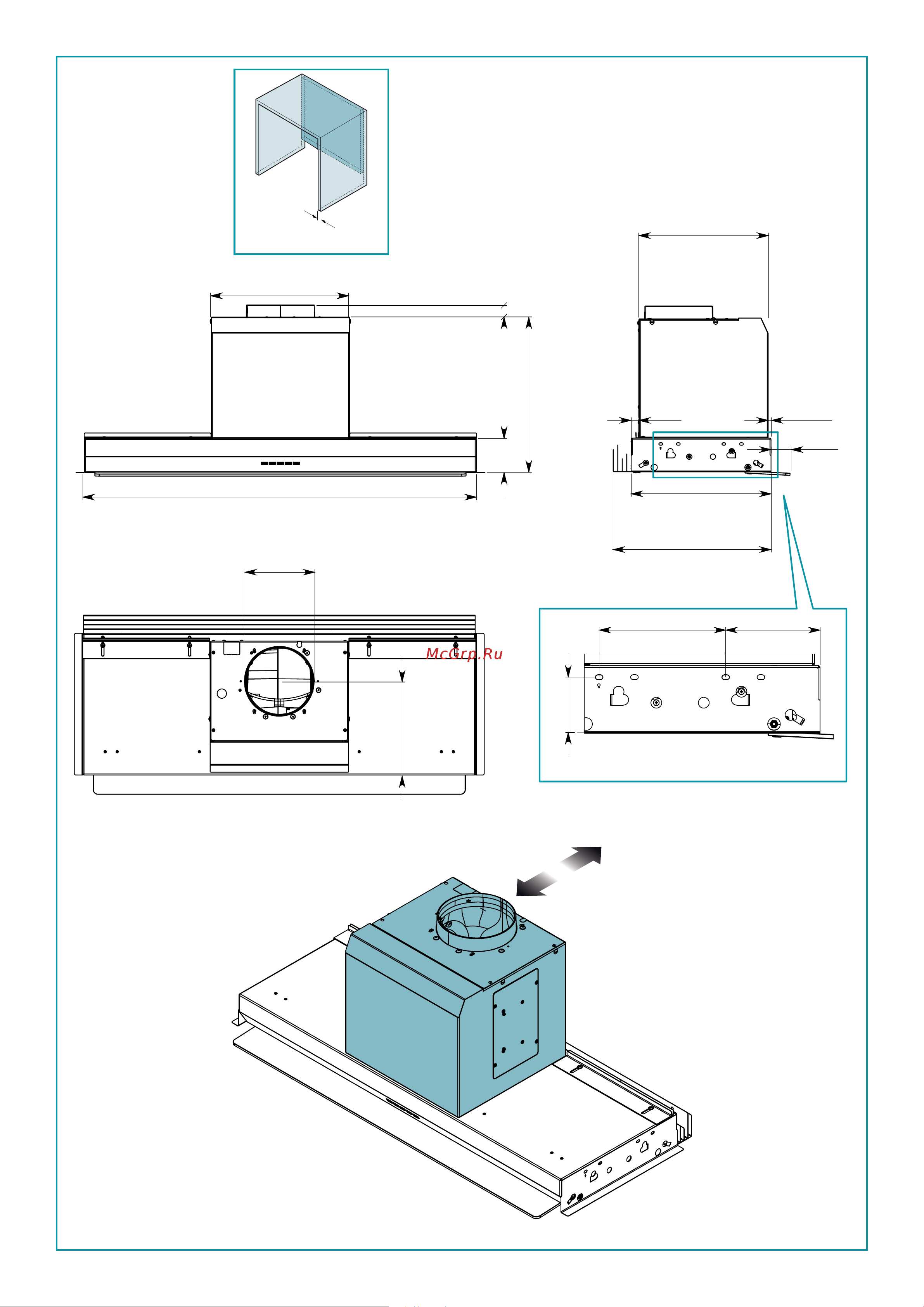 Falmec VIRGOLA NO-DROP 60 BLACK CVJN60.E13P2#ZZZN490F [3/68] Model for cabinet