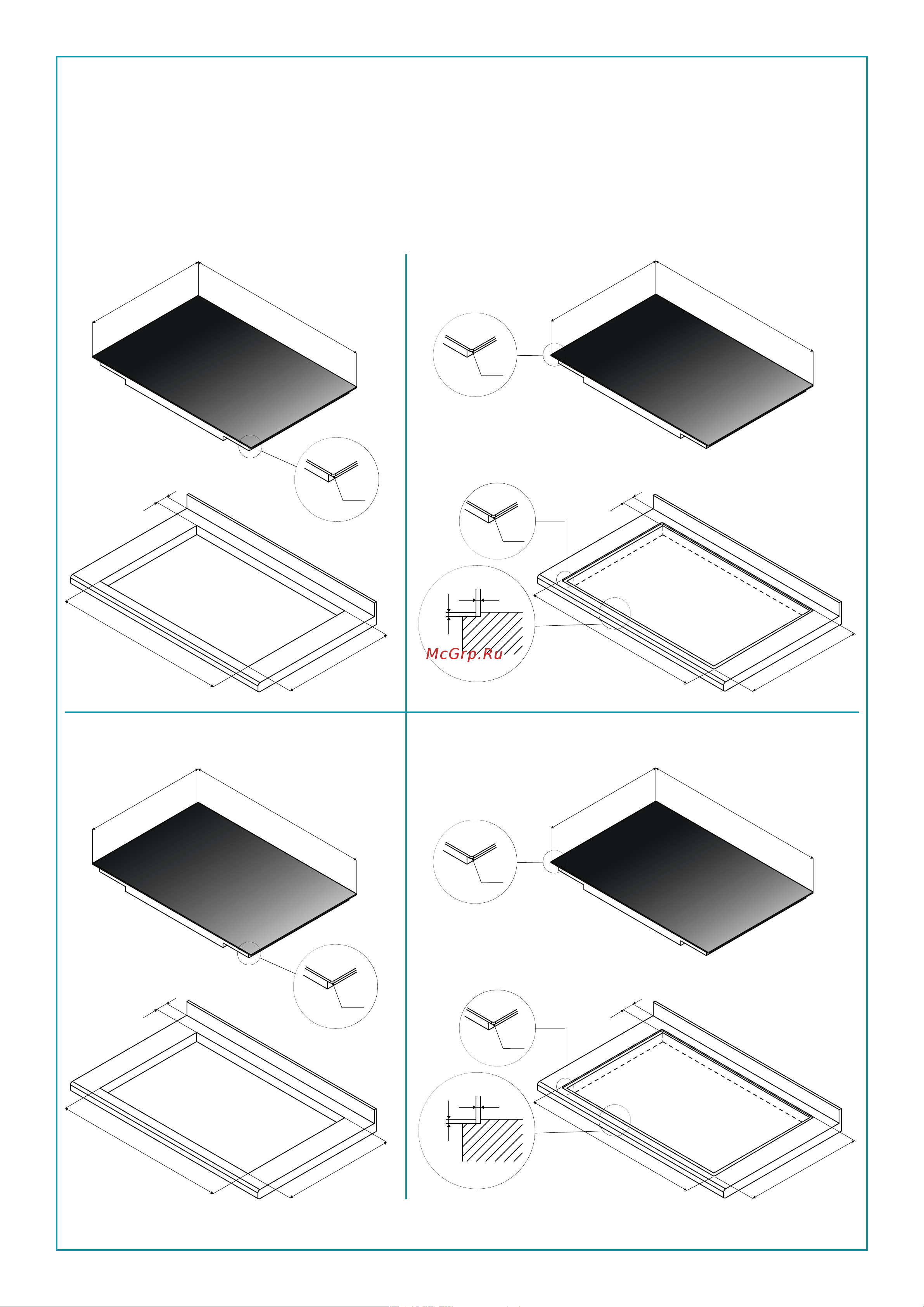Falmec PIANO INDUZIONE P01F5851.00#ZZZN400F [2/104] Cm 58 cm built in