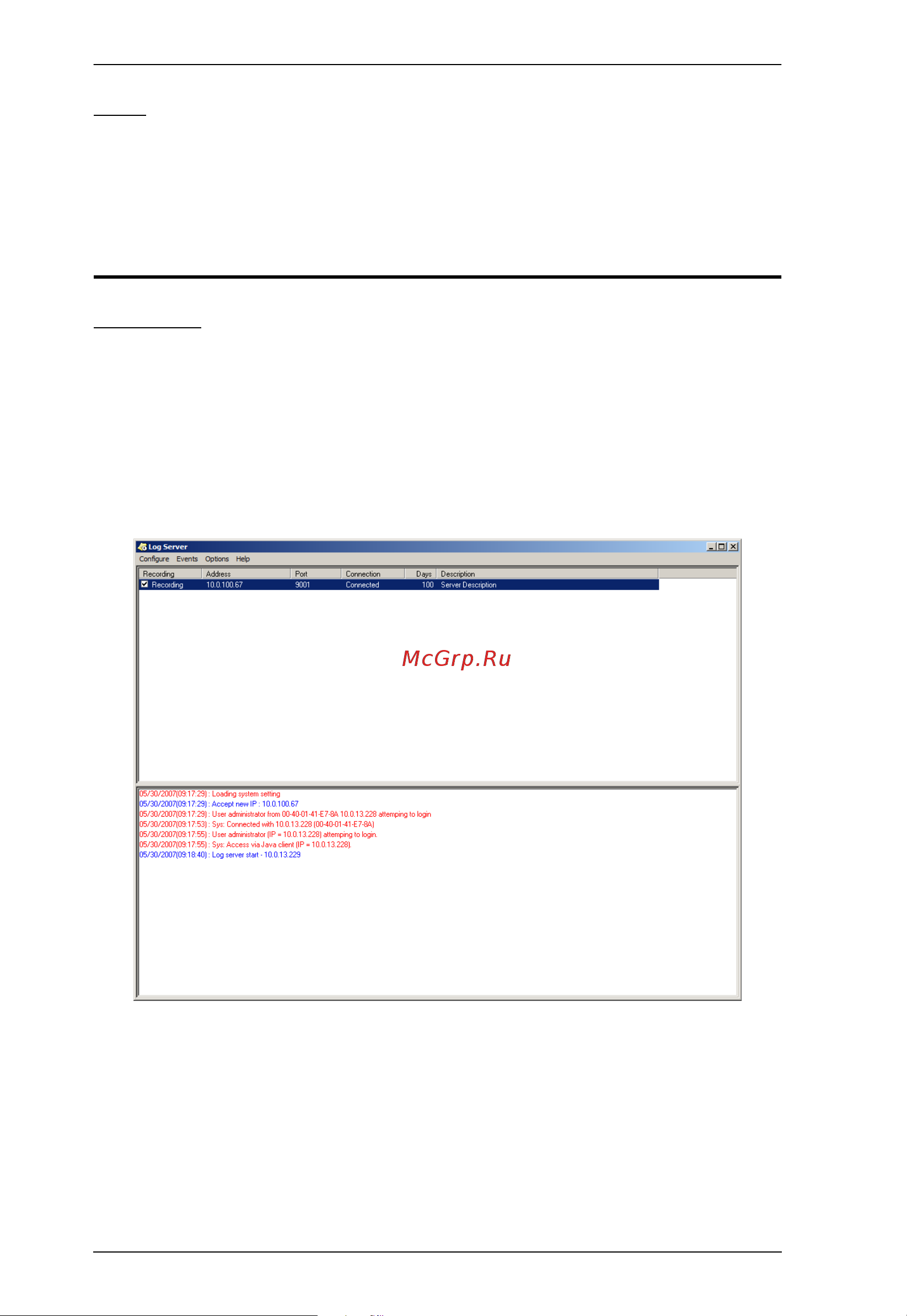 Aten CN8600 [134/167] The log server main screen