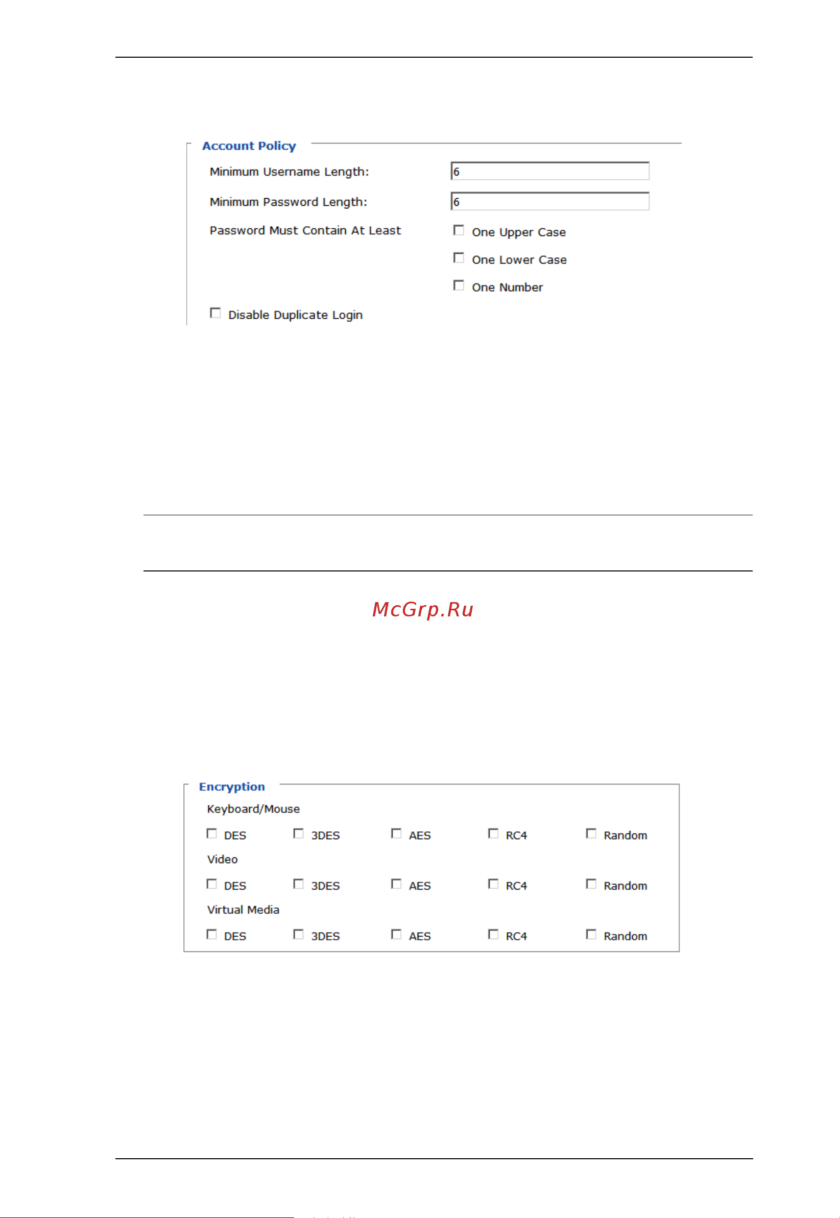 Aten CN8600 [57/167] Account policy