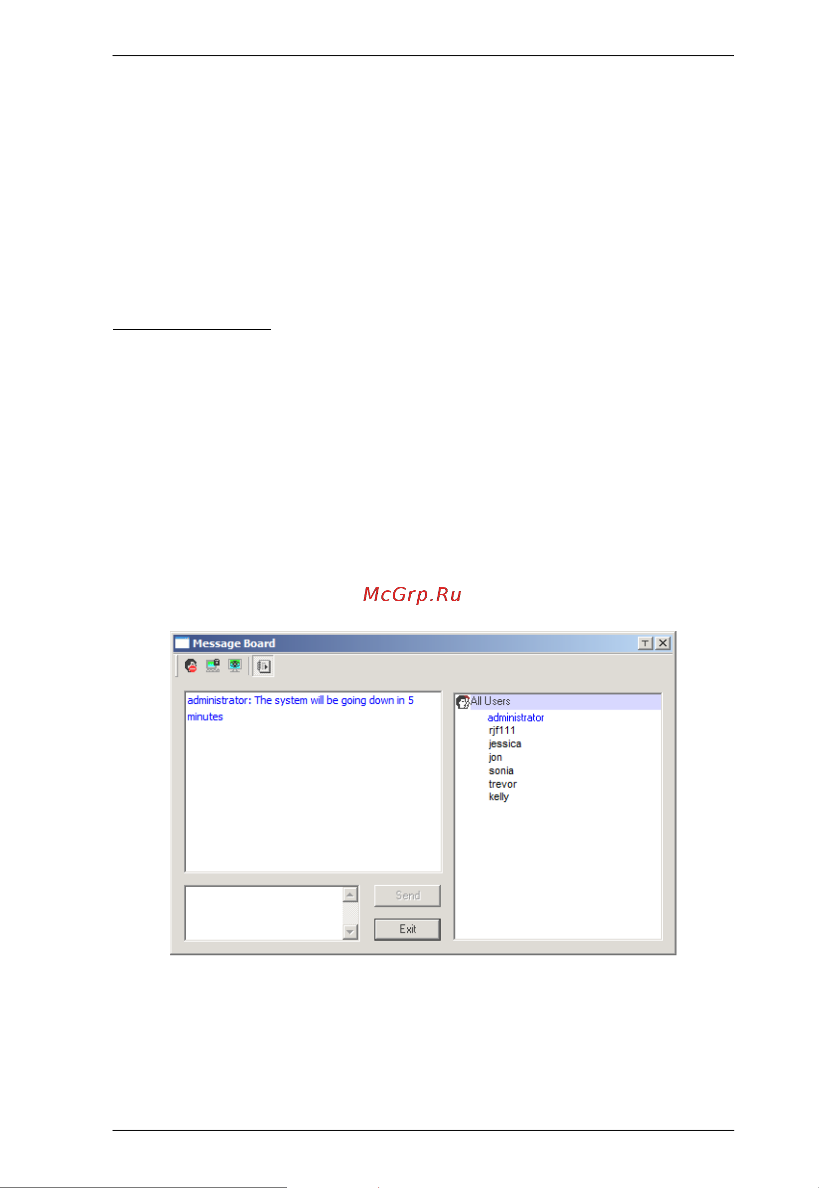 Aten CN8600 [93/167] Message display panel