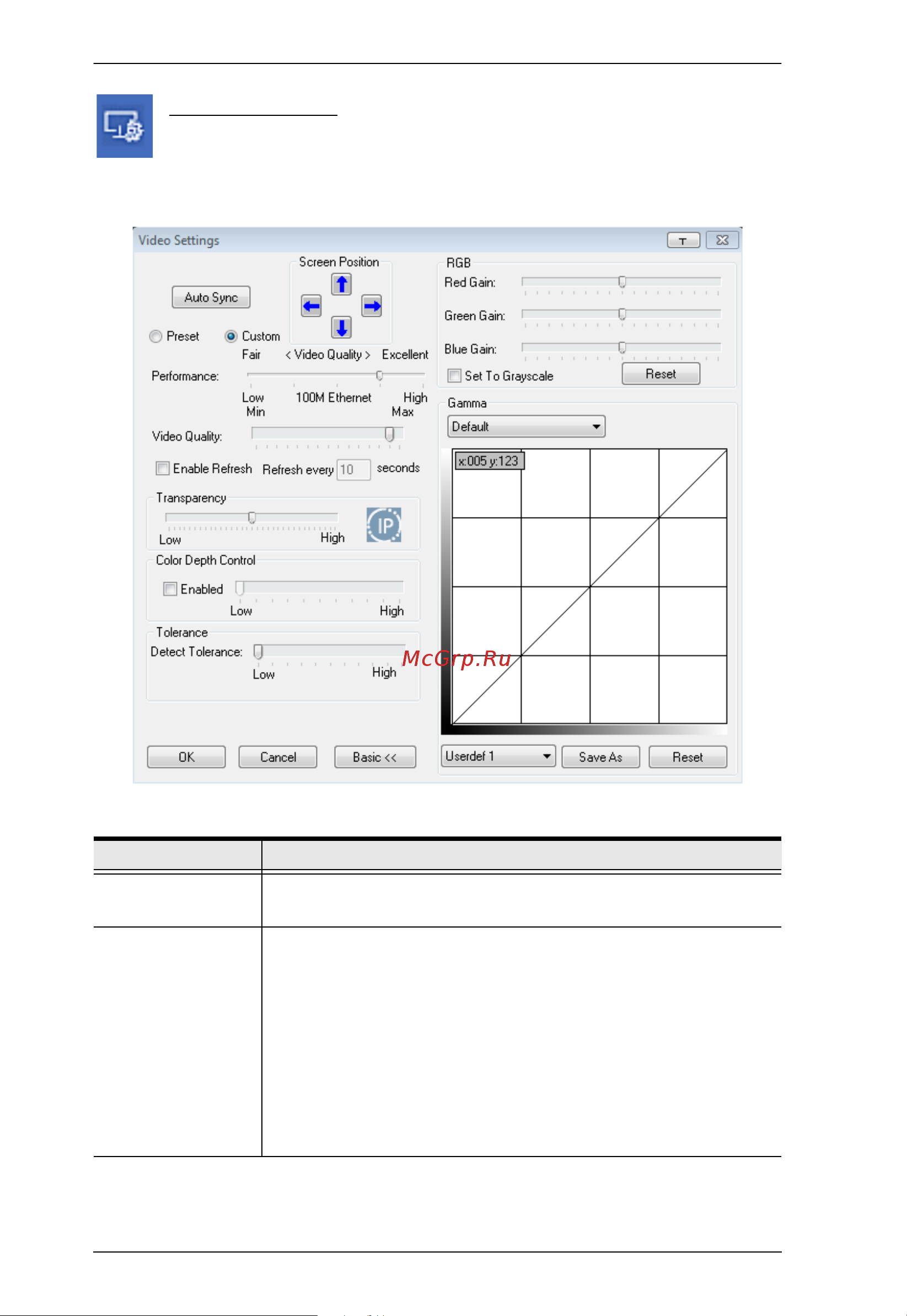 Aten CN8000A [106/203] Video settings