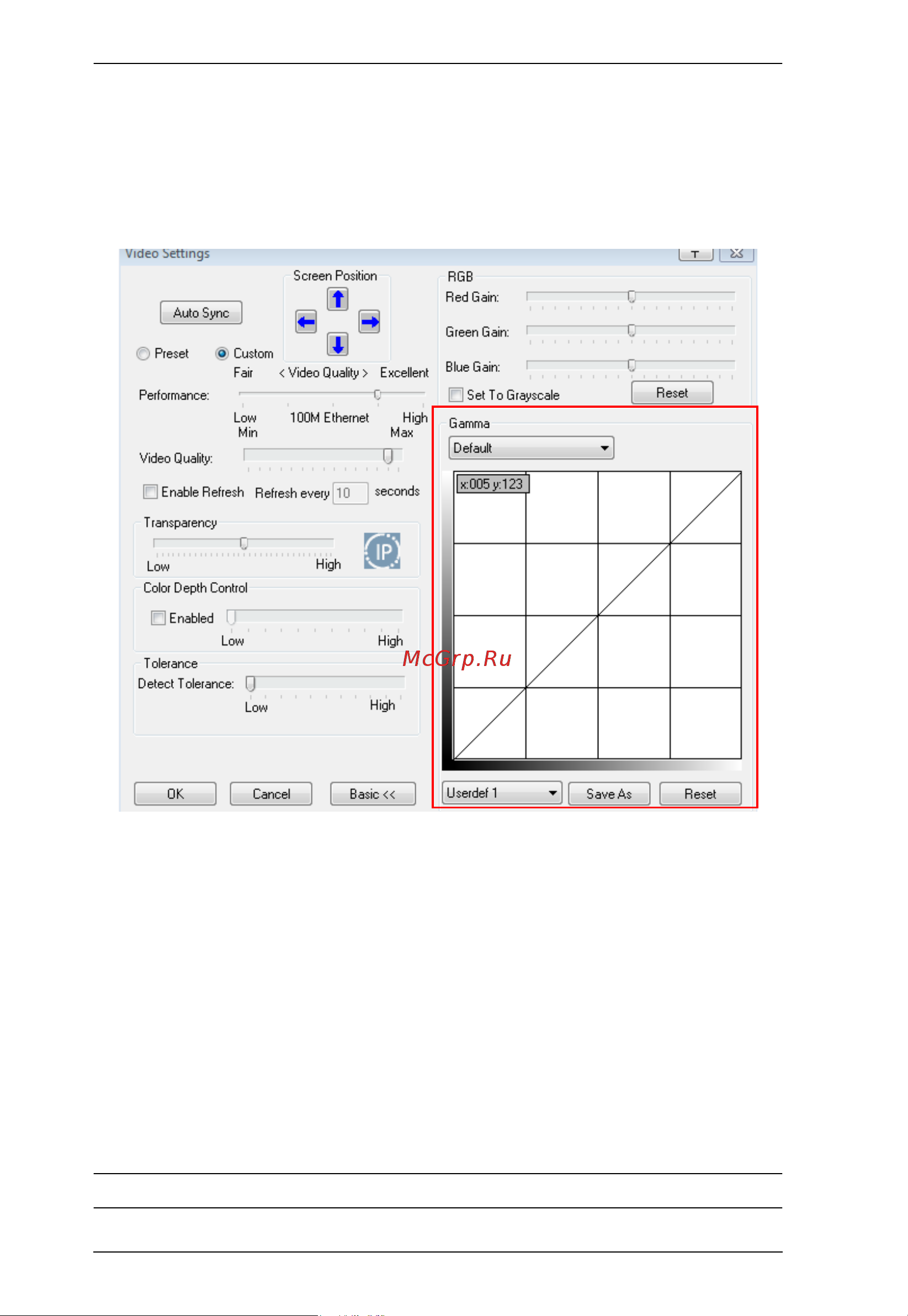 Aten CN8000A [108/203] Gamma adjustment