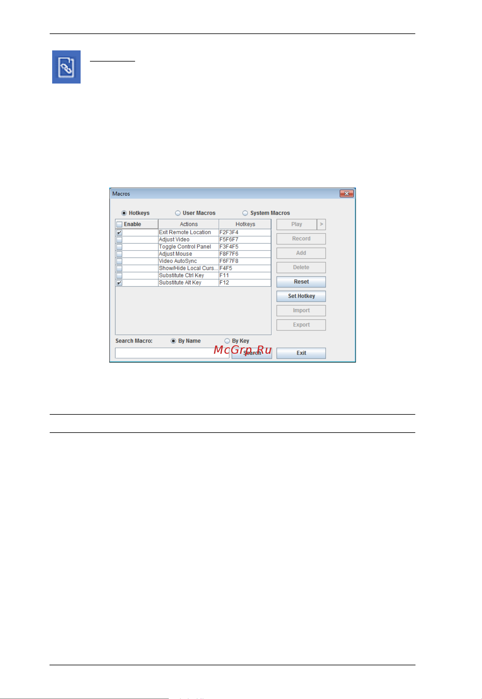 Aten CN8000A [130/203] Macros