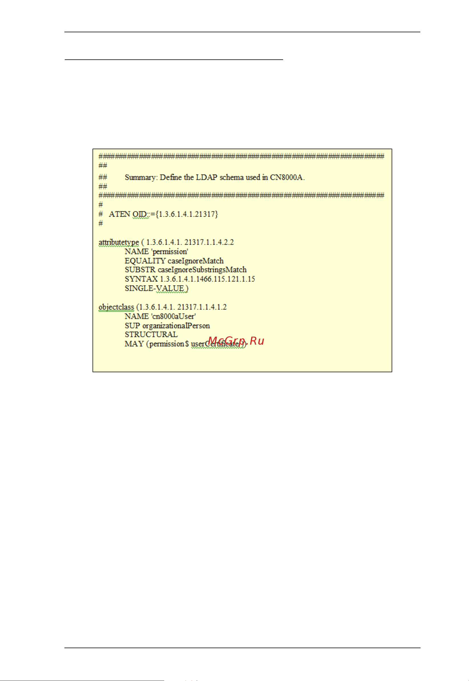 Aten CN8000A [159/203] Customizing the openldap schema