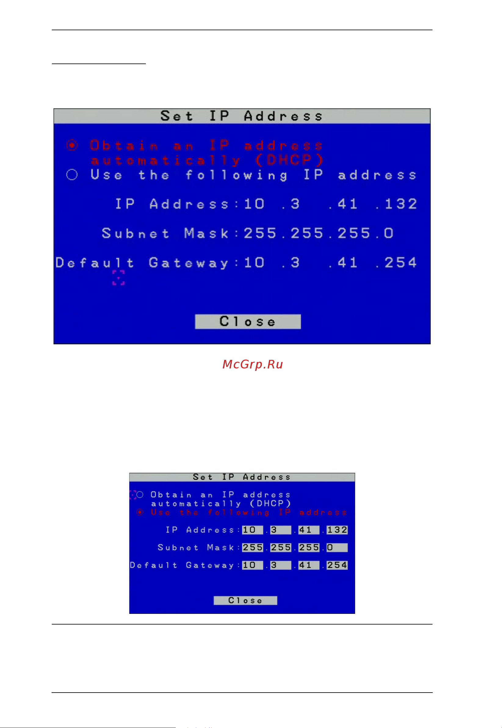 Aten CN8000A [36/203] Set ip address