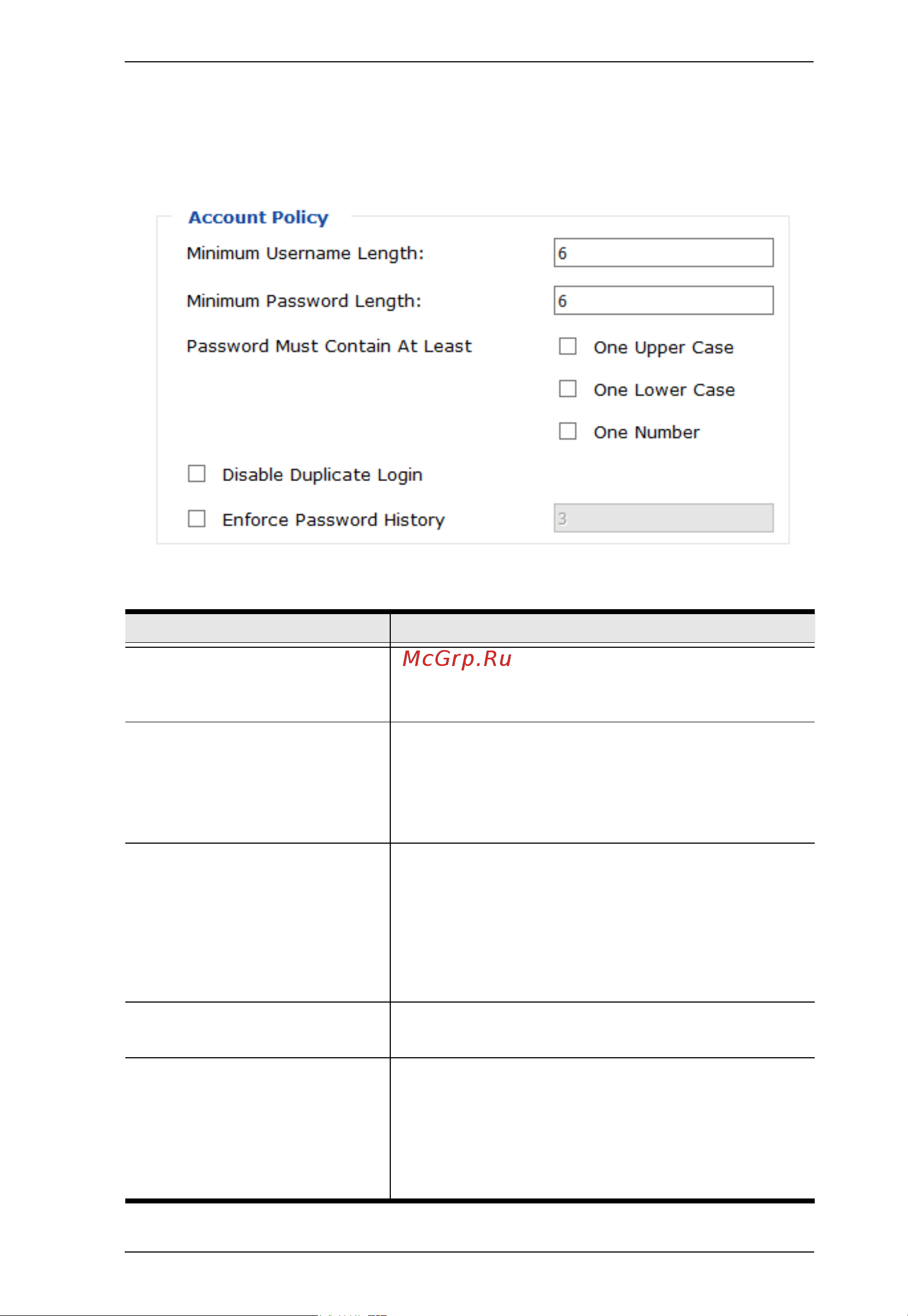 Aten CN8000A [71/203] Account policy