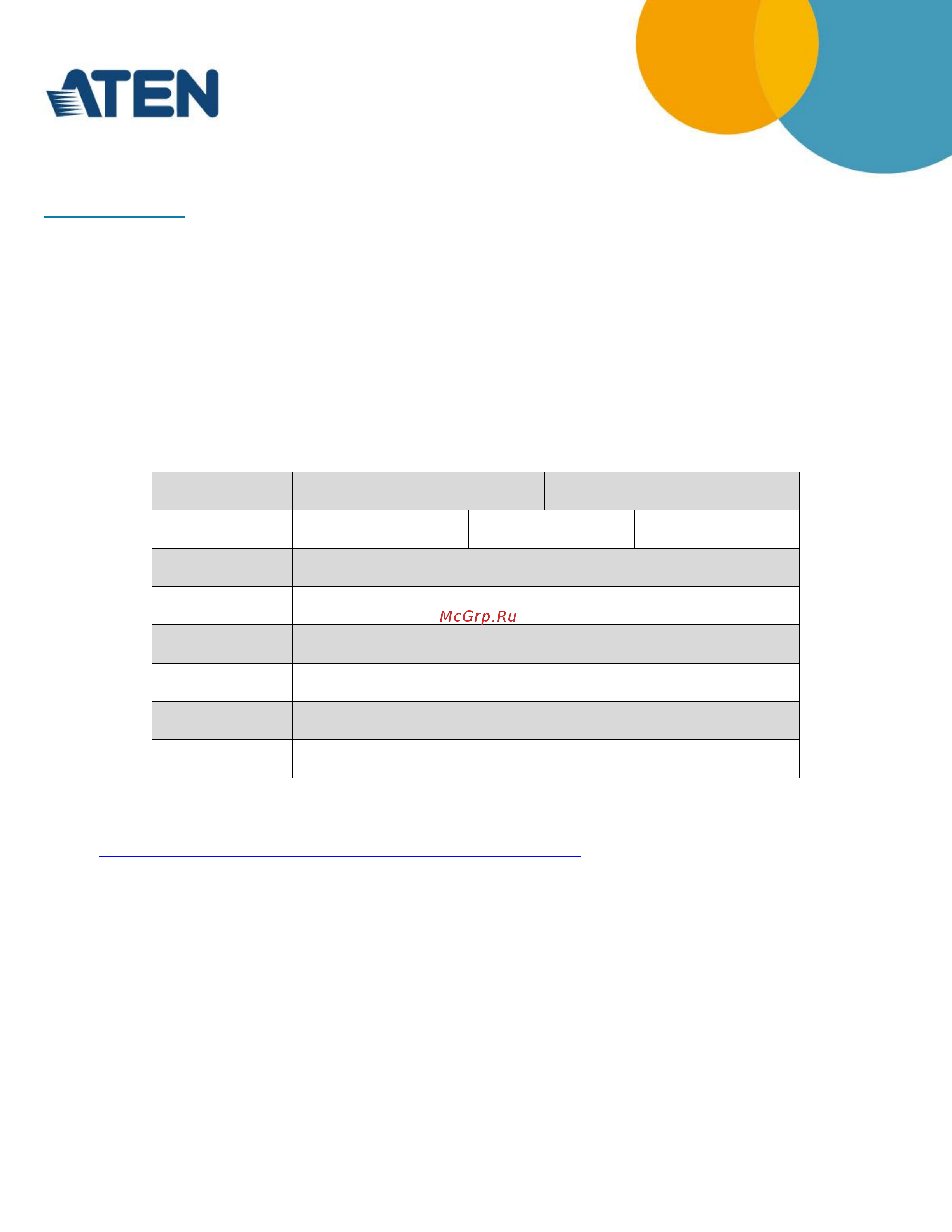 Aten KE8952 [15/17] Appendix