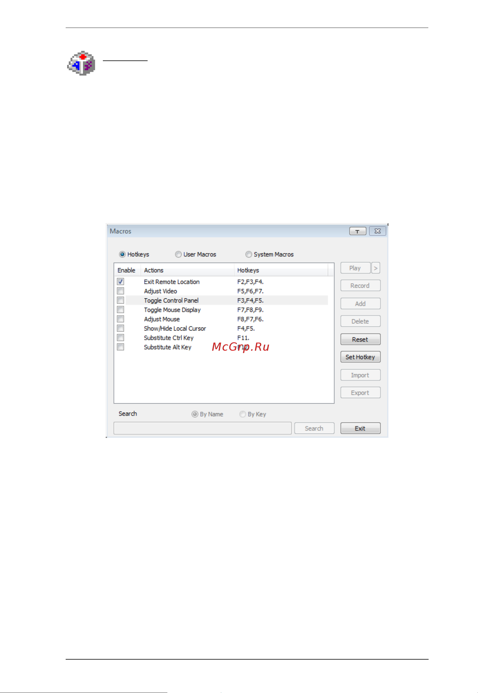 Aten RCMMS [49/73] Hotkeys