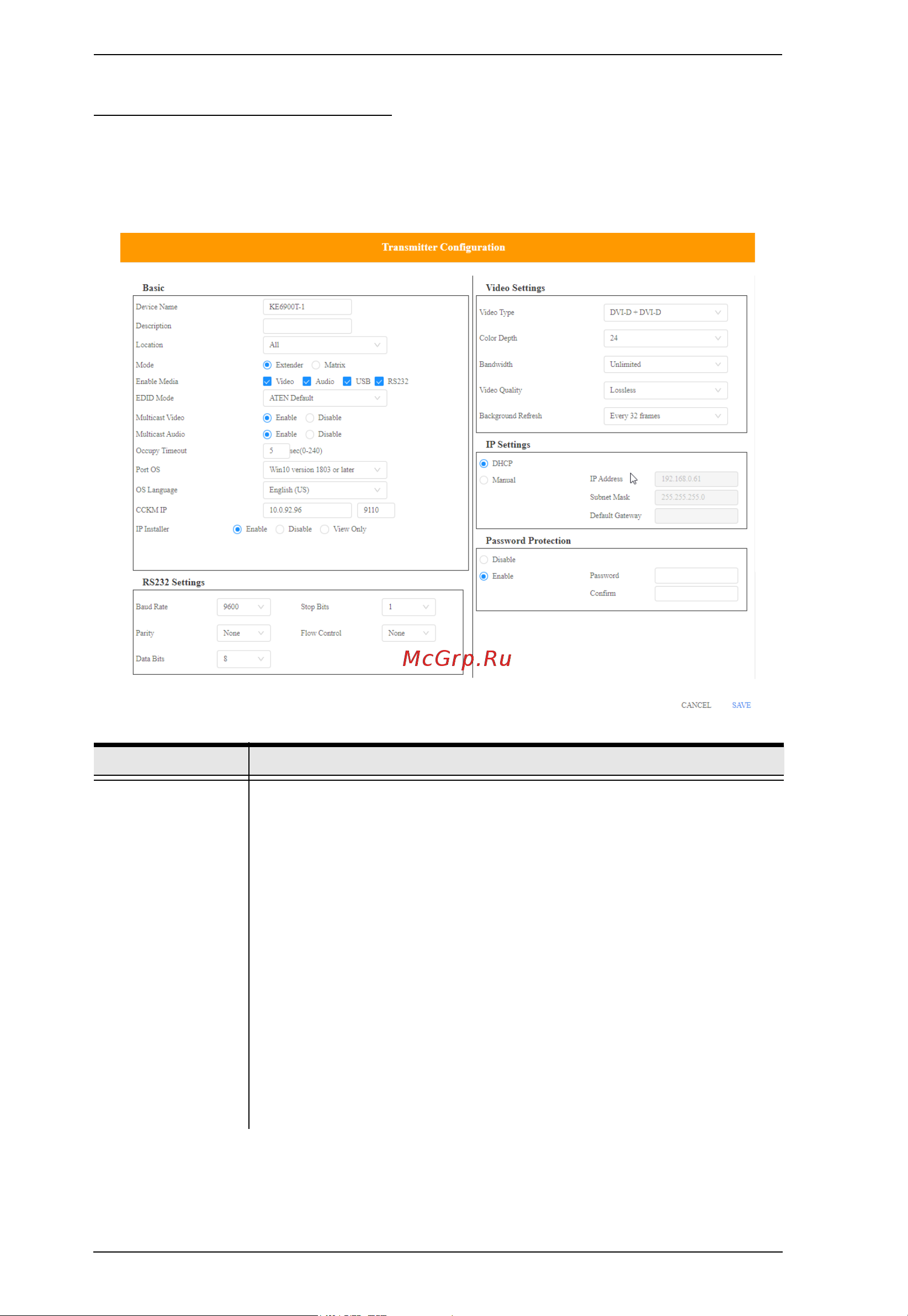 Aten RCMDVI40BT [128/297] Transmitter configuration
