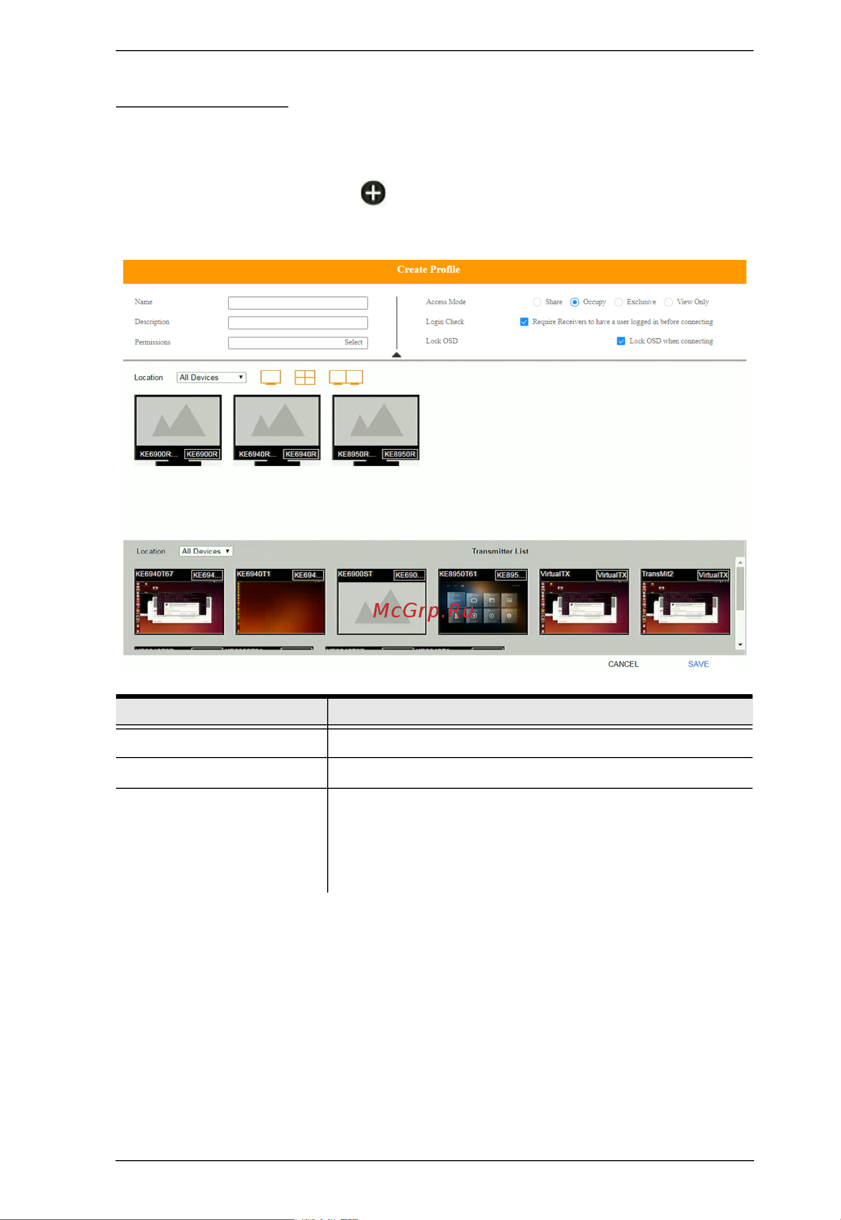 Aten RCMDVI40BT [165/297] Adding a profile