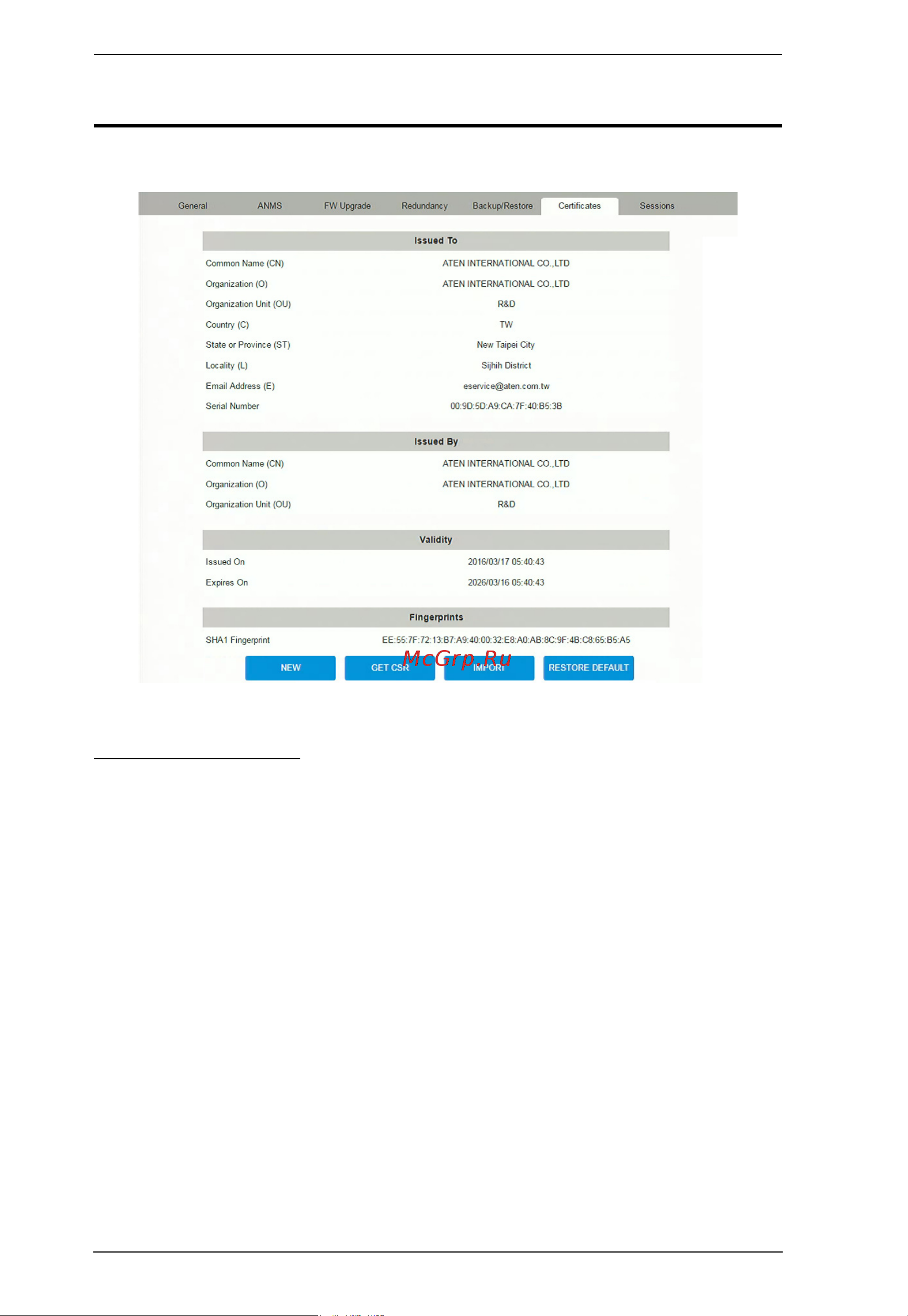 Aten RCMDVI40BT [190/297] Certificates
