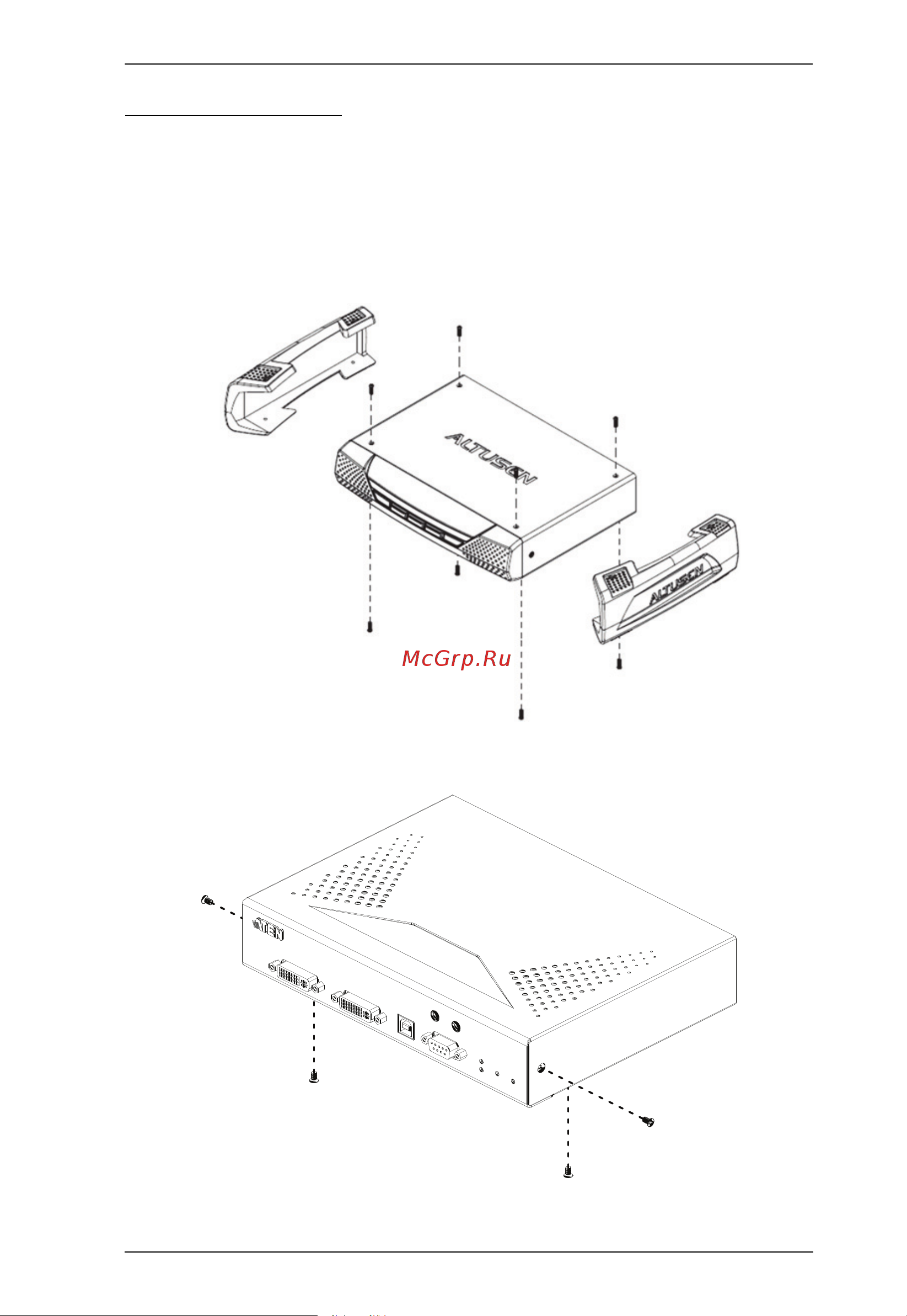 Aten RCMDVI40BT [277/297] Single rack mount