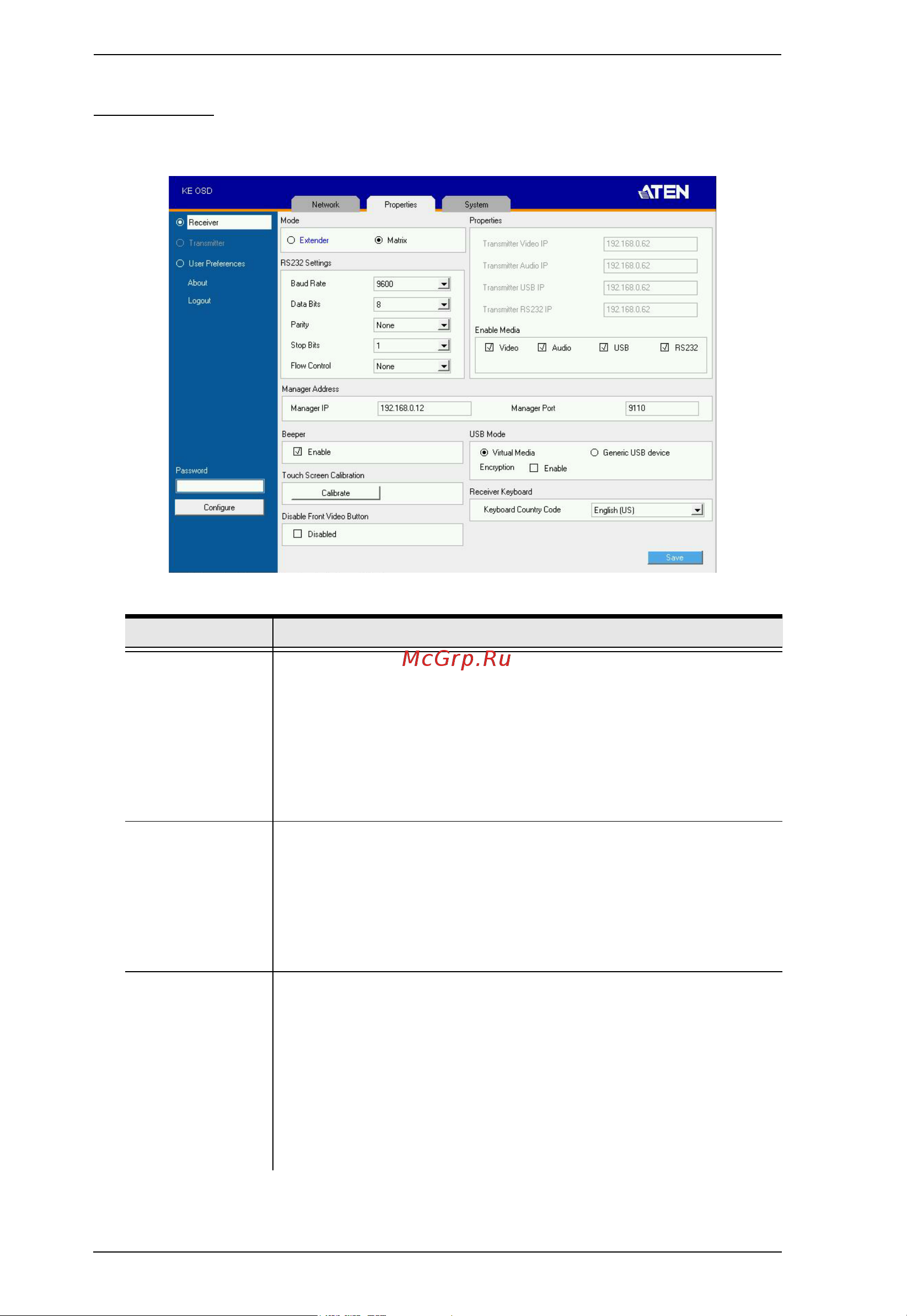 Aten RCMDVI40BT [76/297] Properties