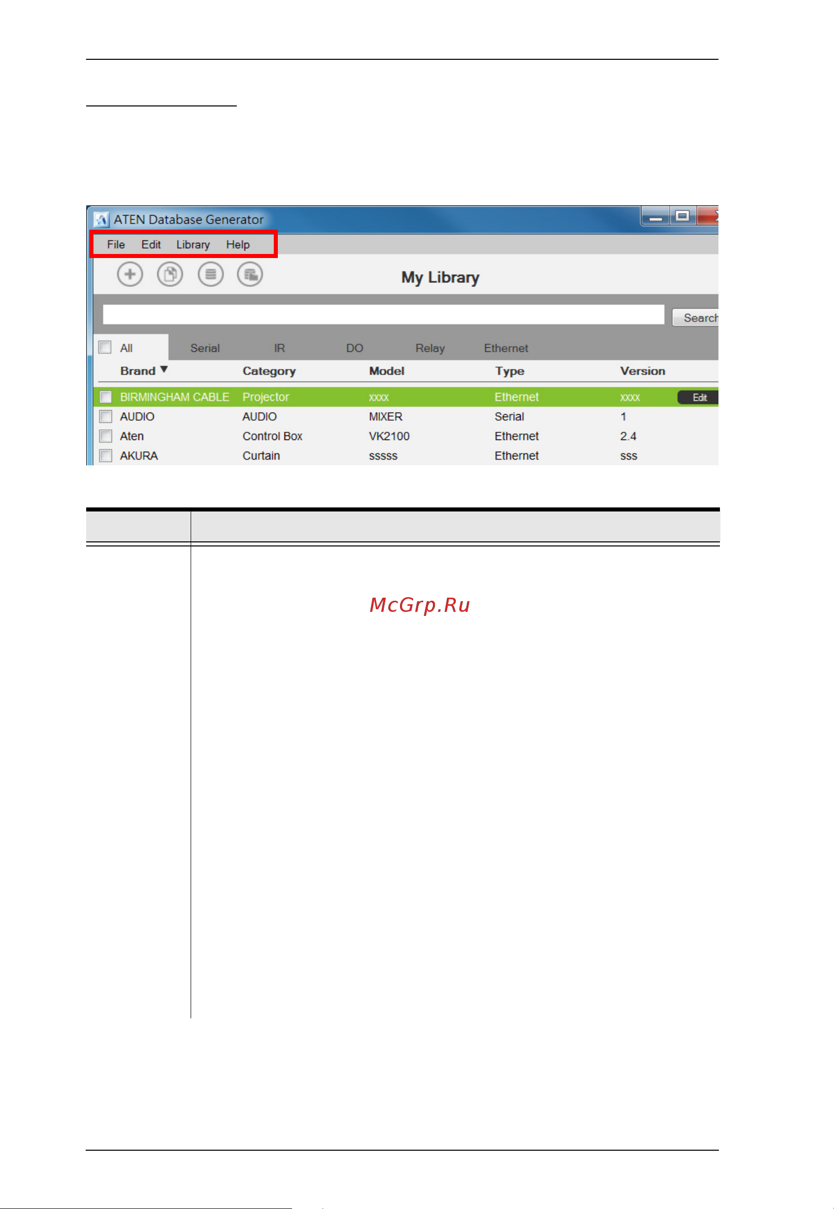 Aten VK330 [270/378] Function tabs