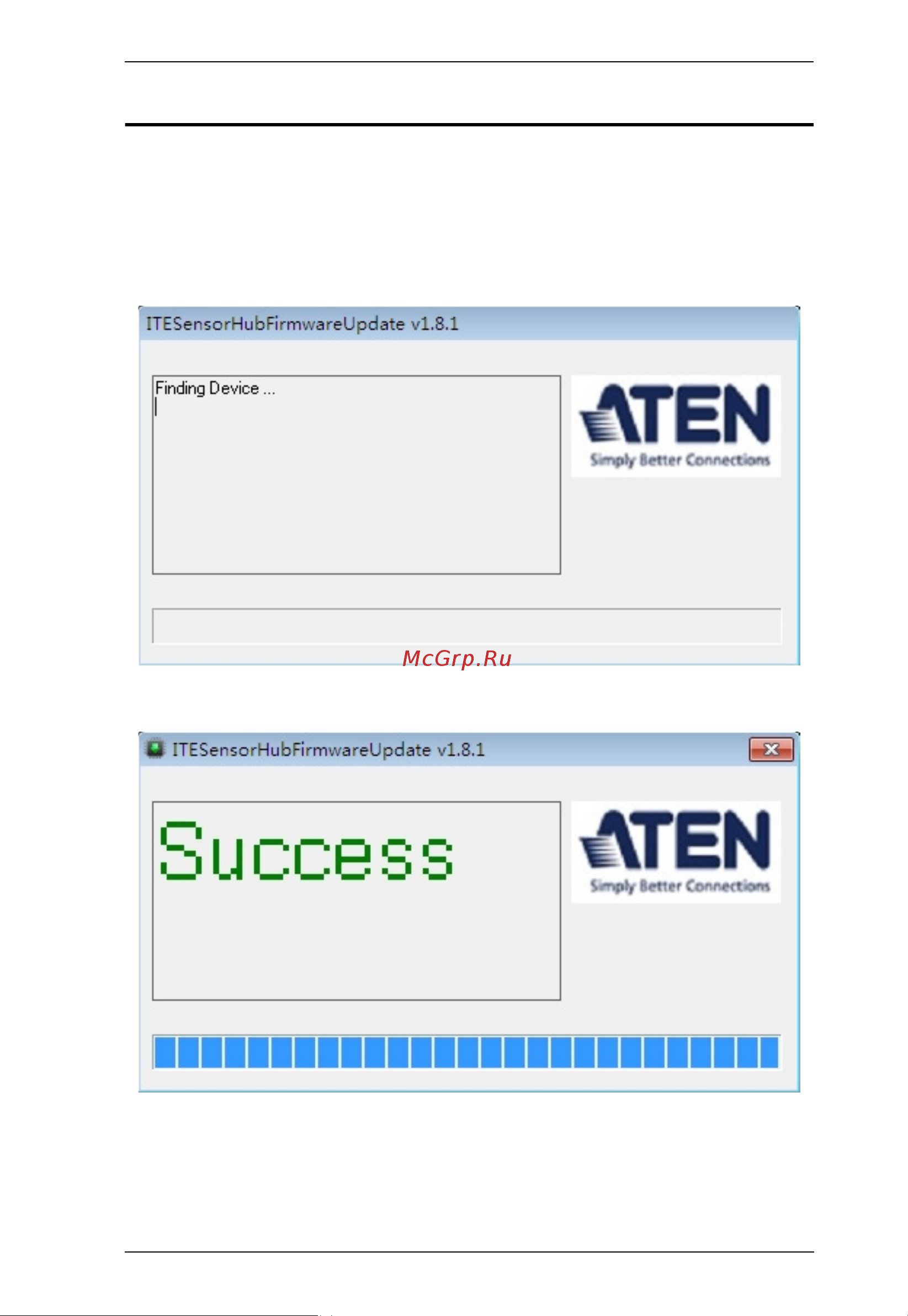Aten VM0202HB [47/55] Starting the upgrade