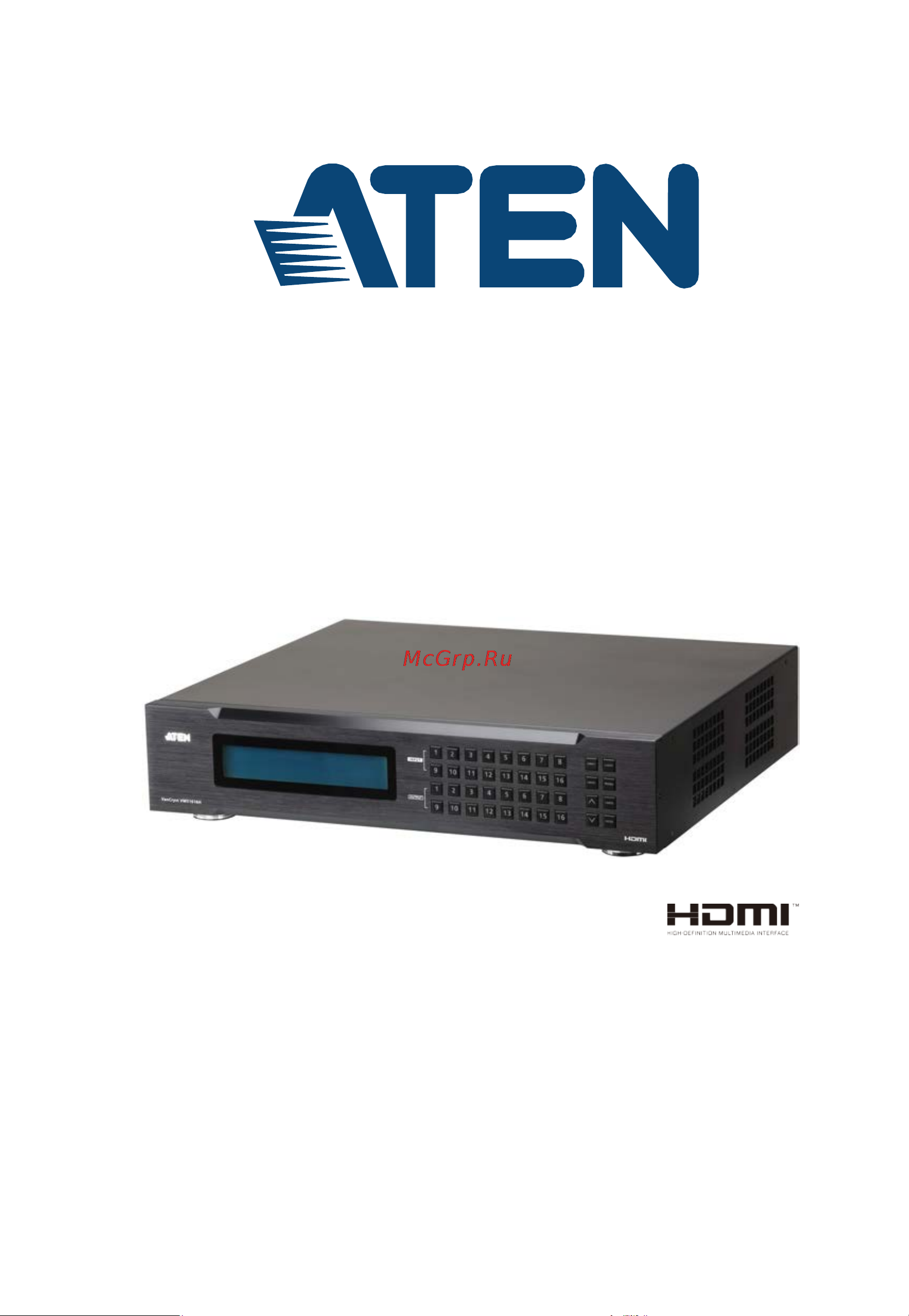 Aten VM51616H Руководство пользователя онлайн