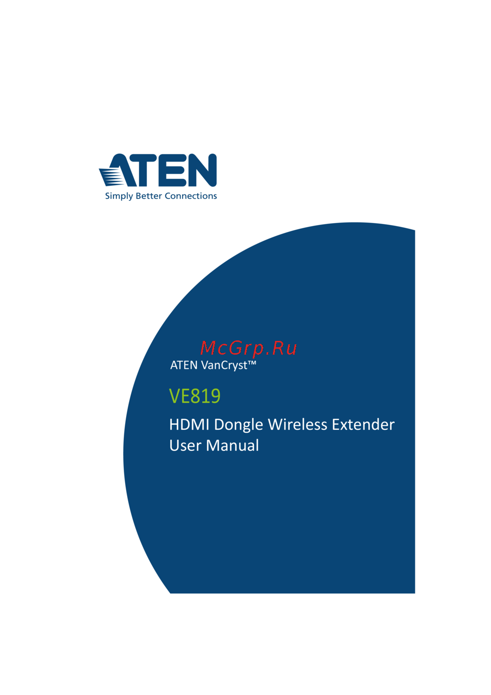 Aten VE819 Руководство пользователя