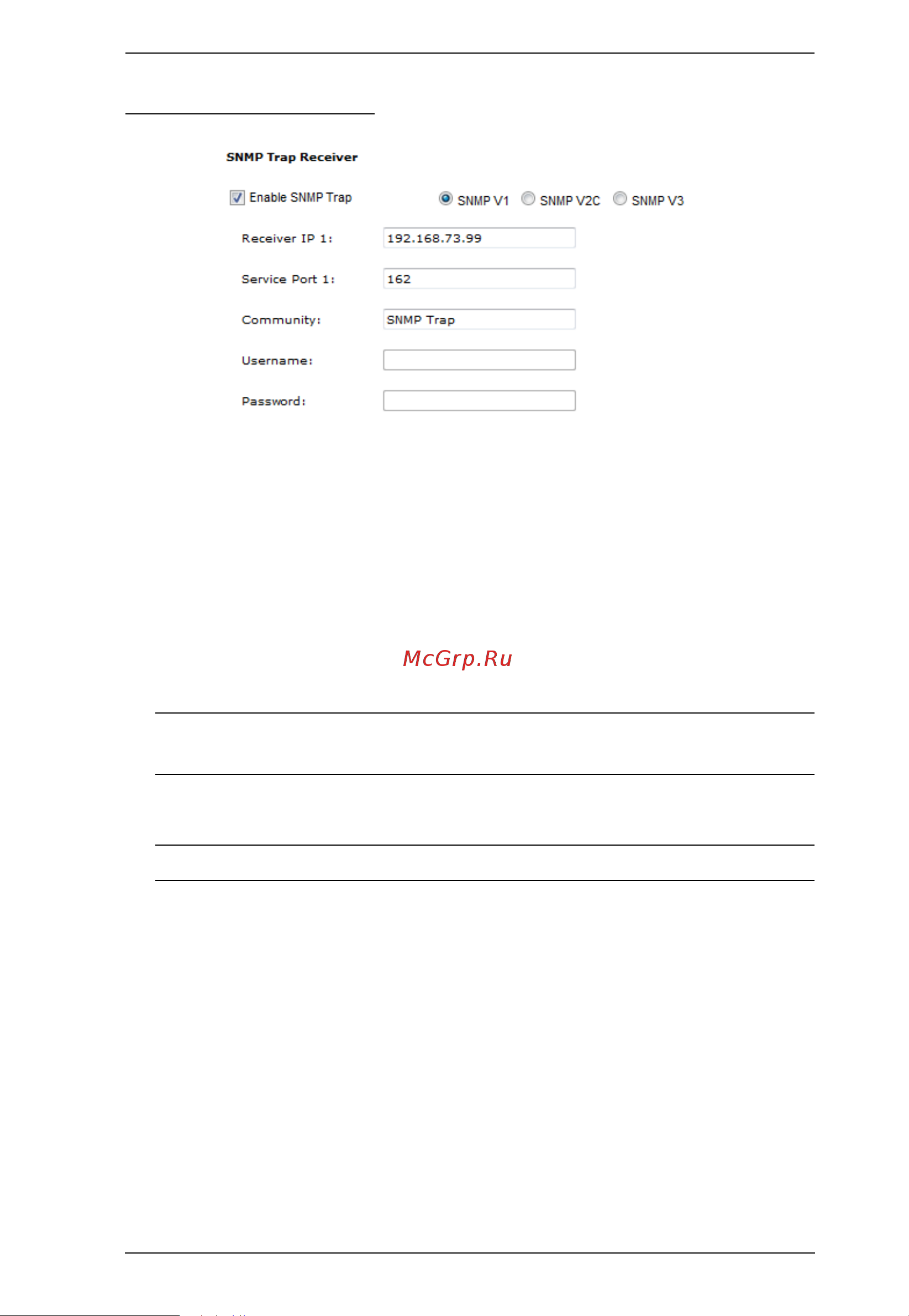 Aten PE6324 [6/16] Snmp trap receivers
