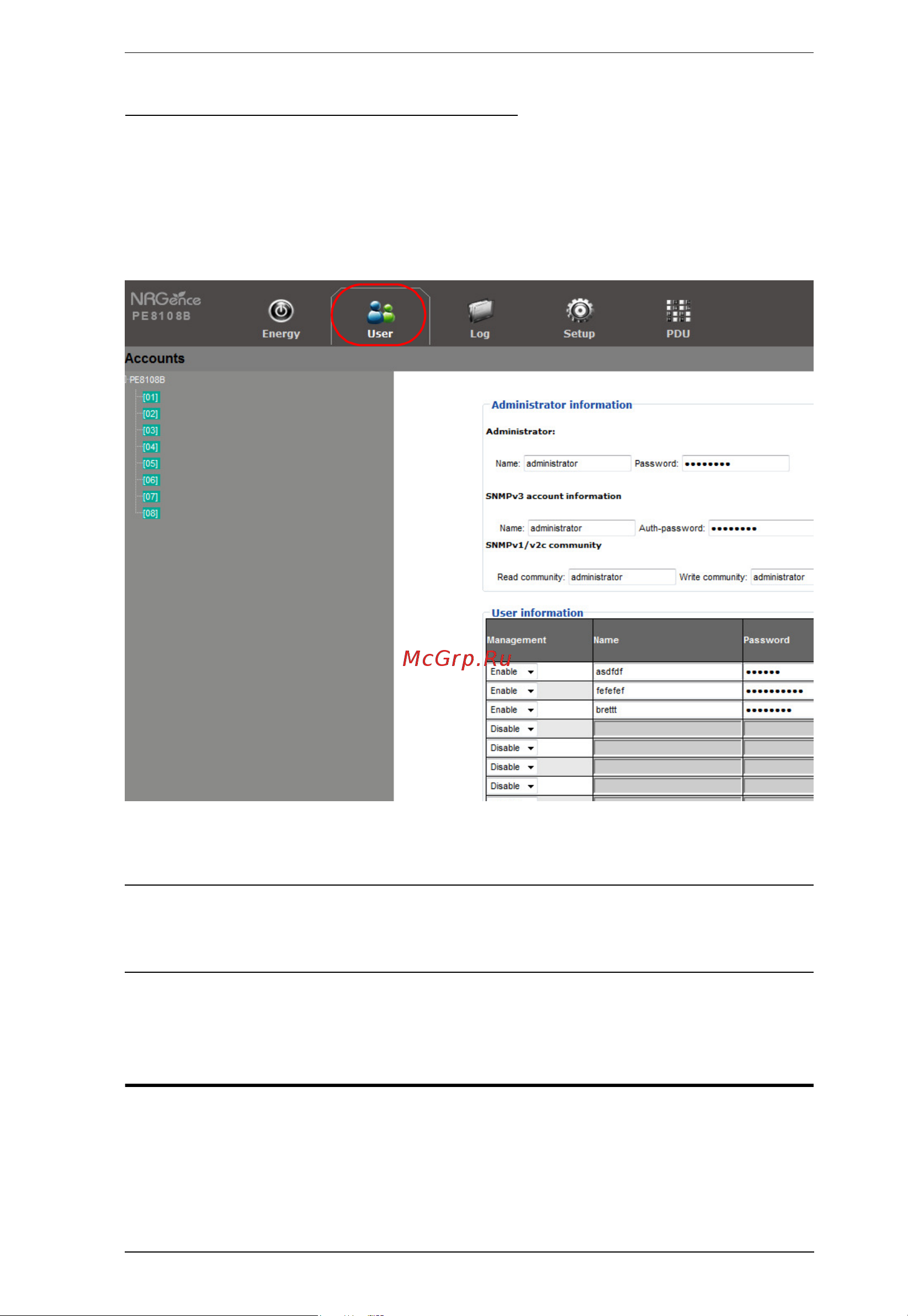 Aten PE6108 [41/94] Changing the administrator login