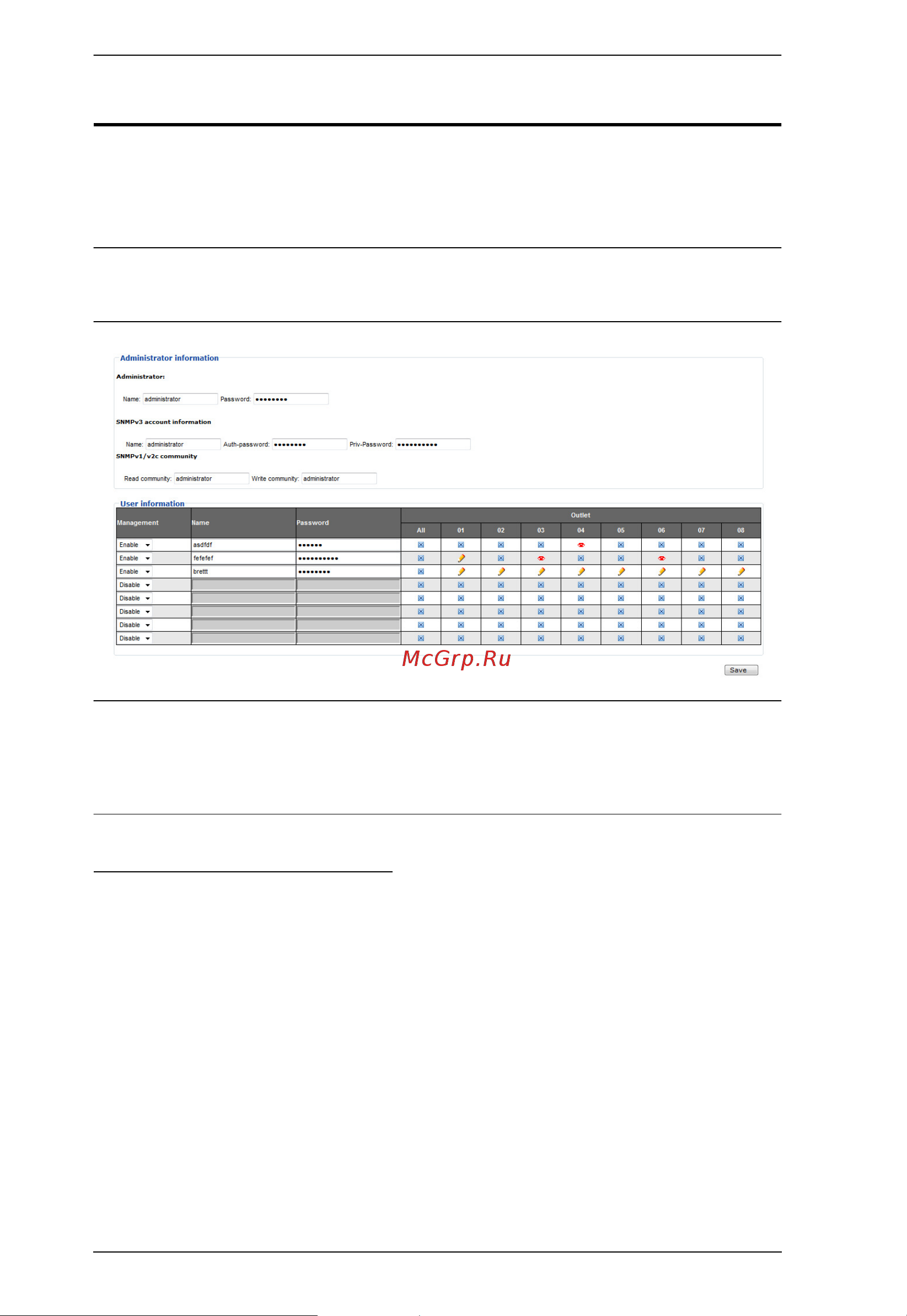 Aten PE6208 [52/94] Administrator information
