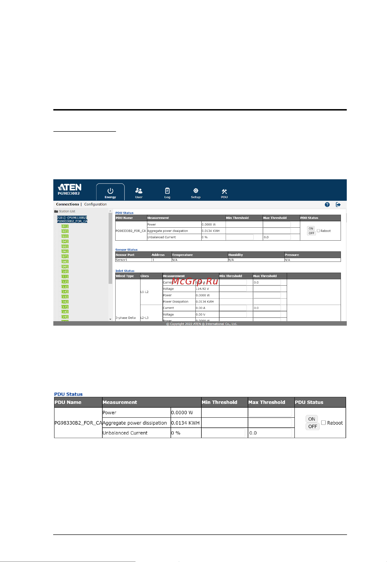 Aten PG95330 [43/136] Energy