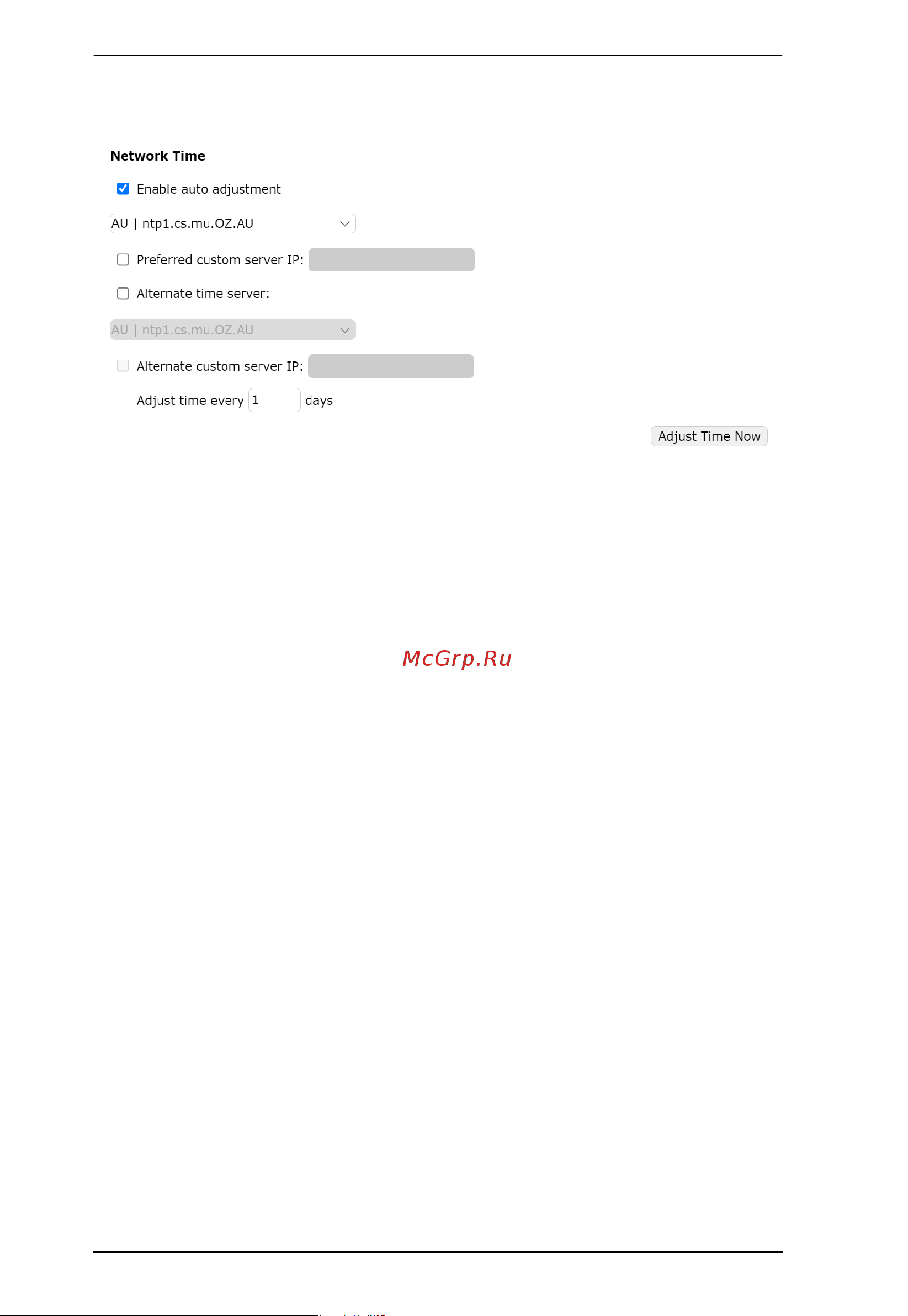 Aten PG95330 [70/136] Network time