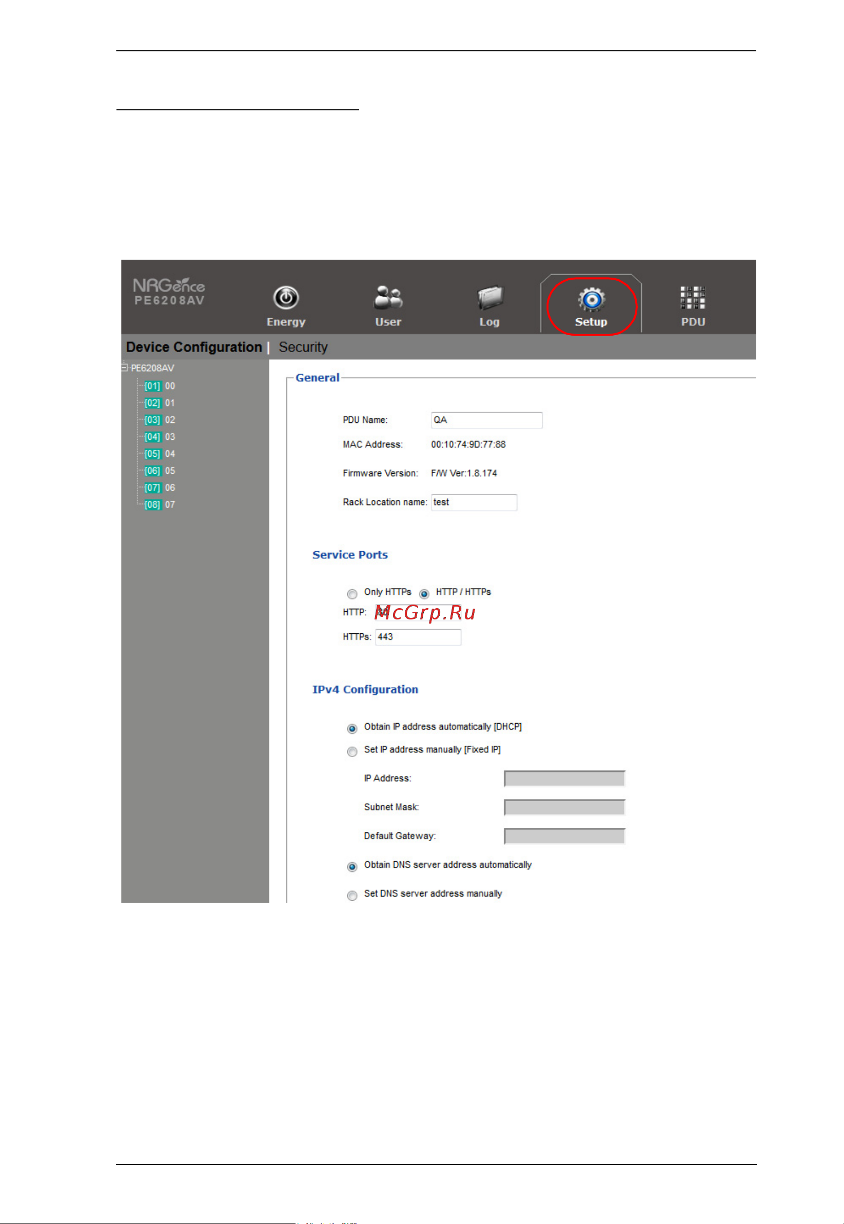 Aten PE6208AV [35/110] Network configuration