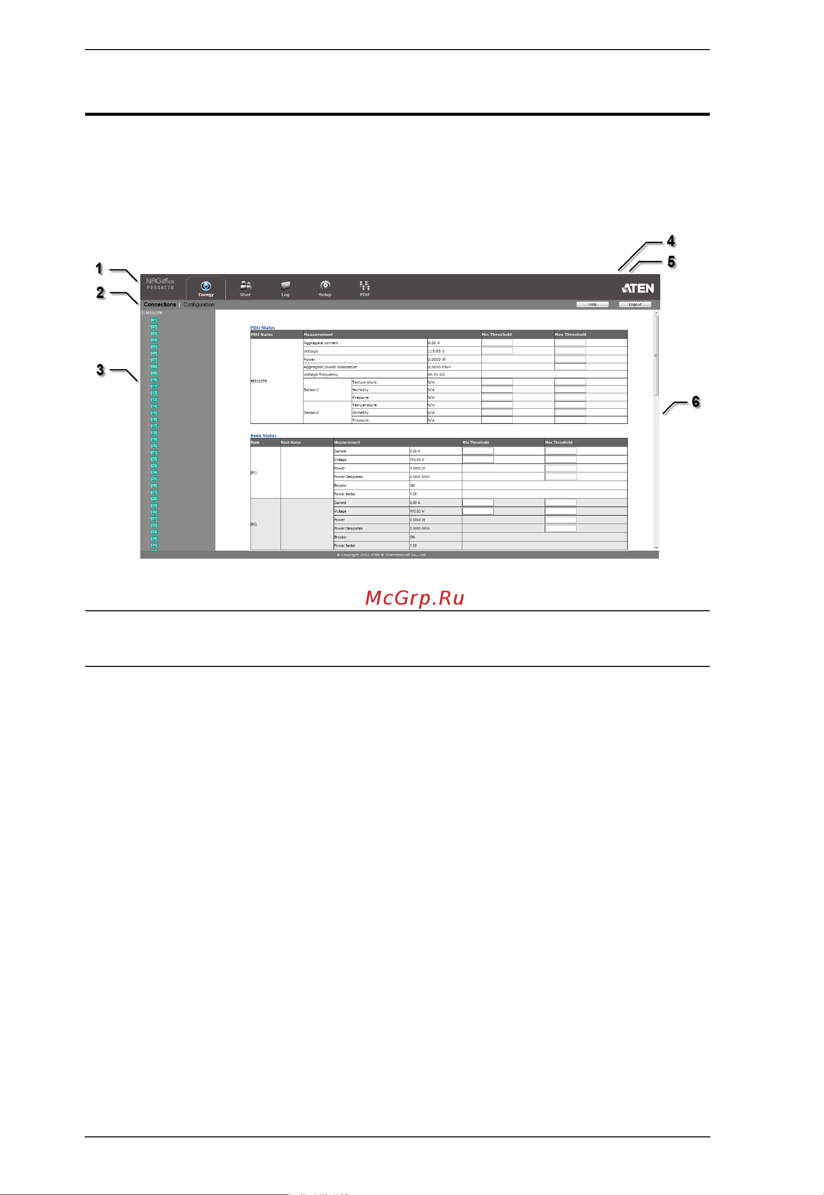 Aten PE5224TA [40/88] The eco pdu main page