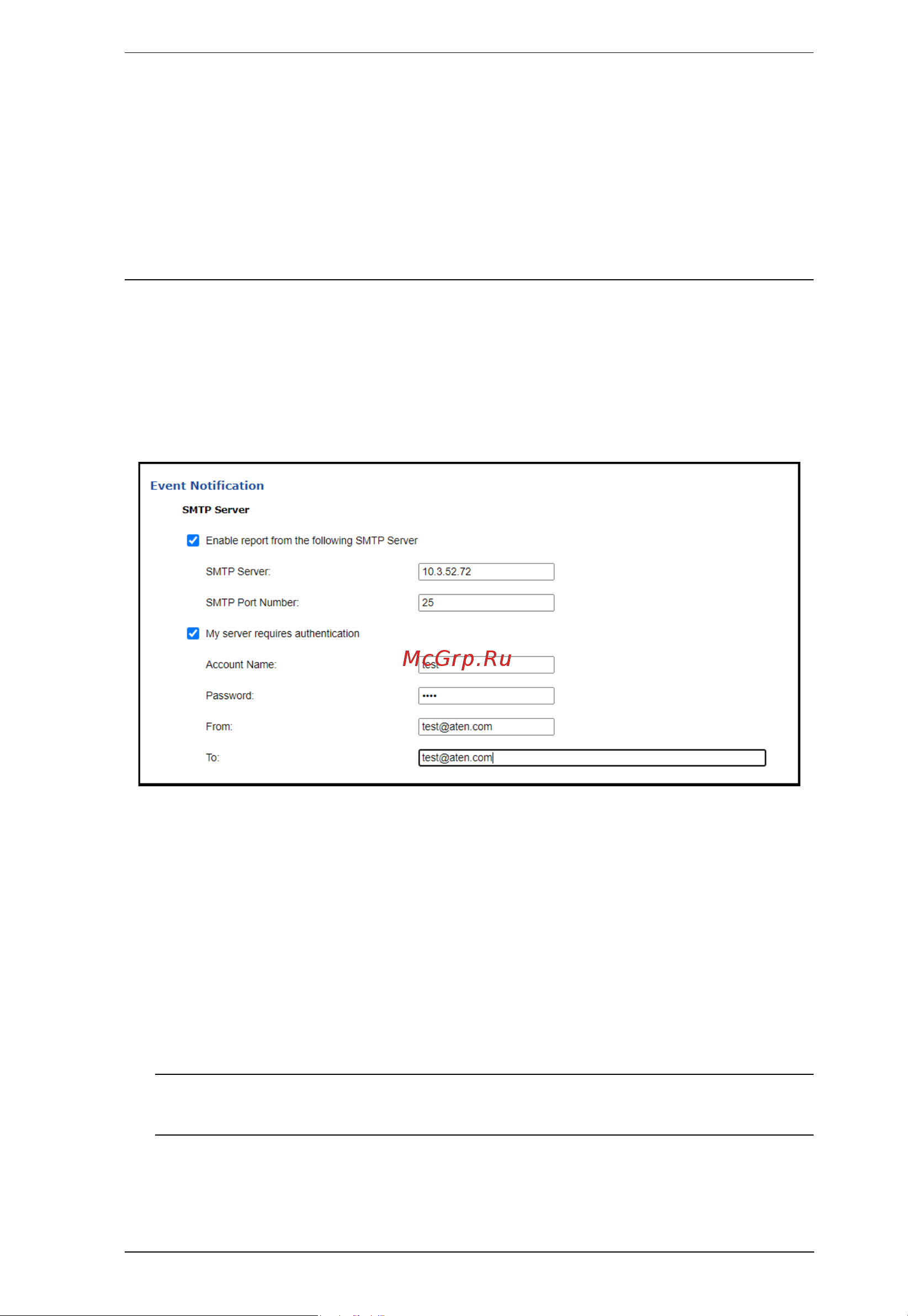 Aten PE4104G [43/84] Event notification