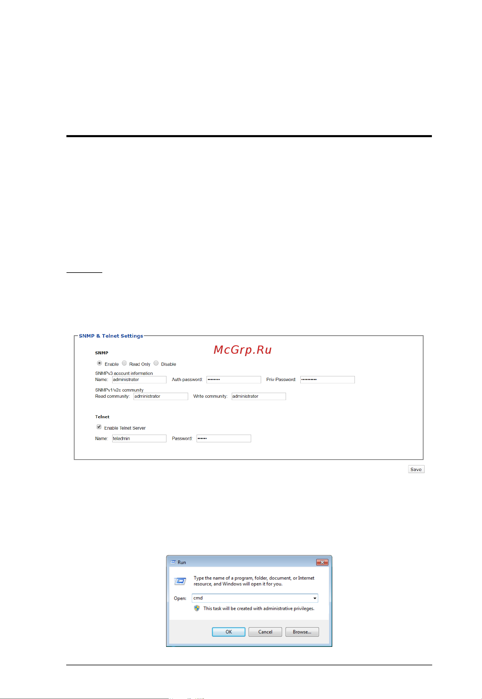Aten EC1000 [63/81] Remote terminal operations telnet