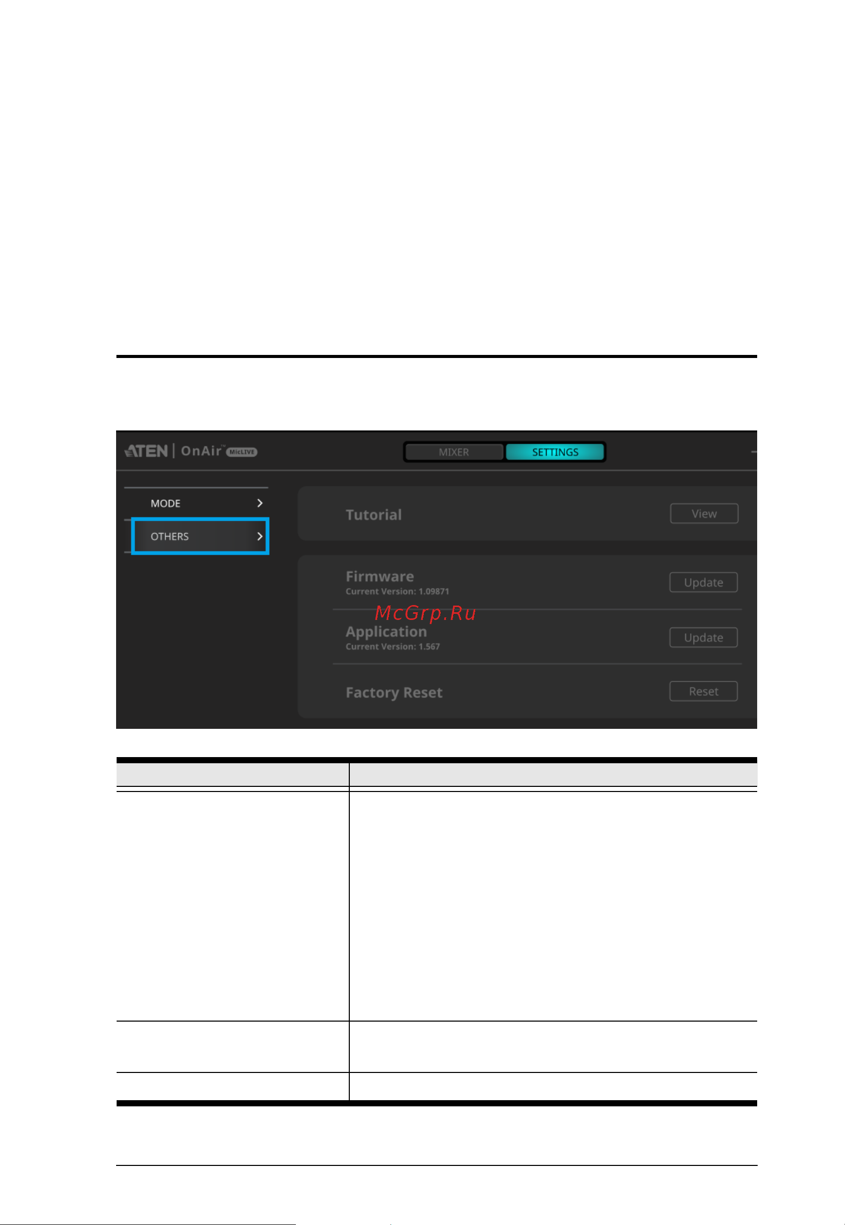 Aten UC8000 [47/53] Settings page