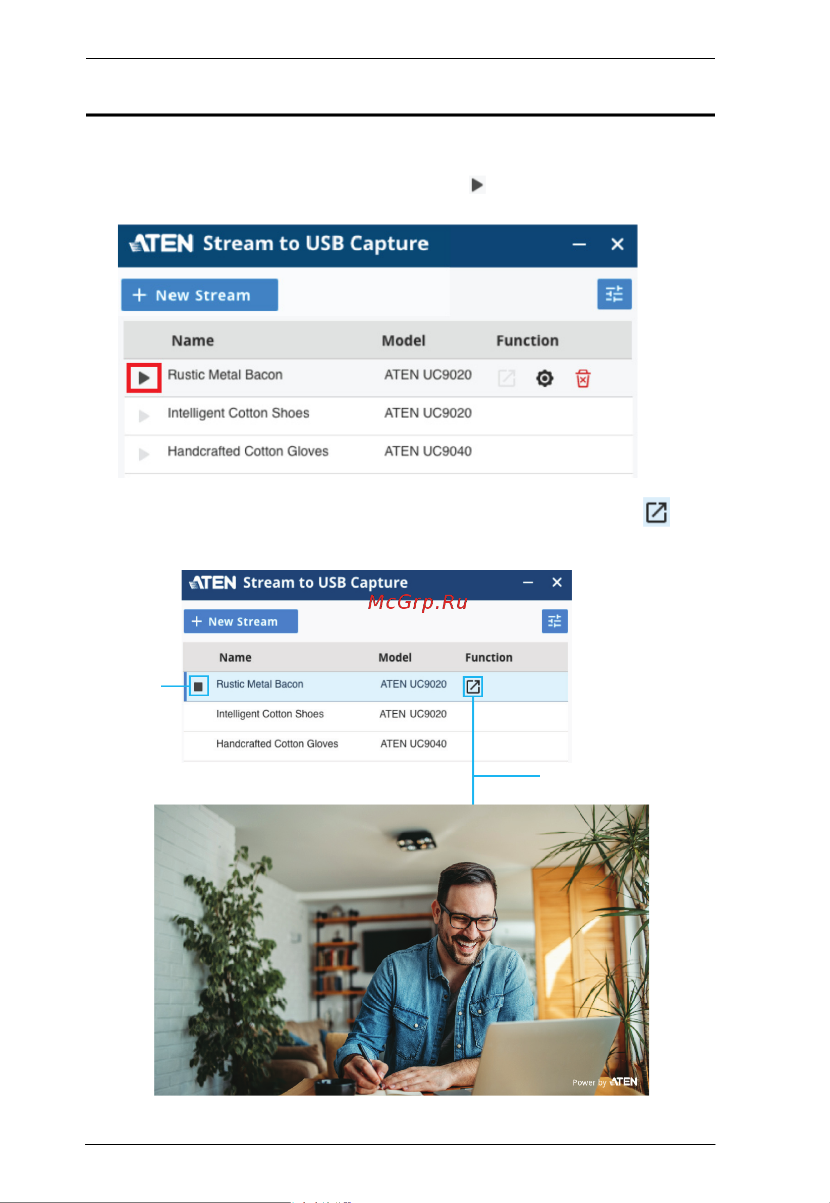 Aten StreamLIVE PRO UC9040 [16/20] Playing a video stream