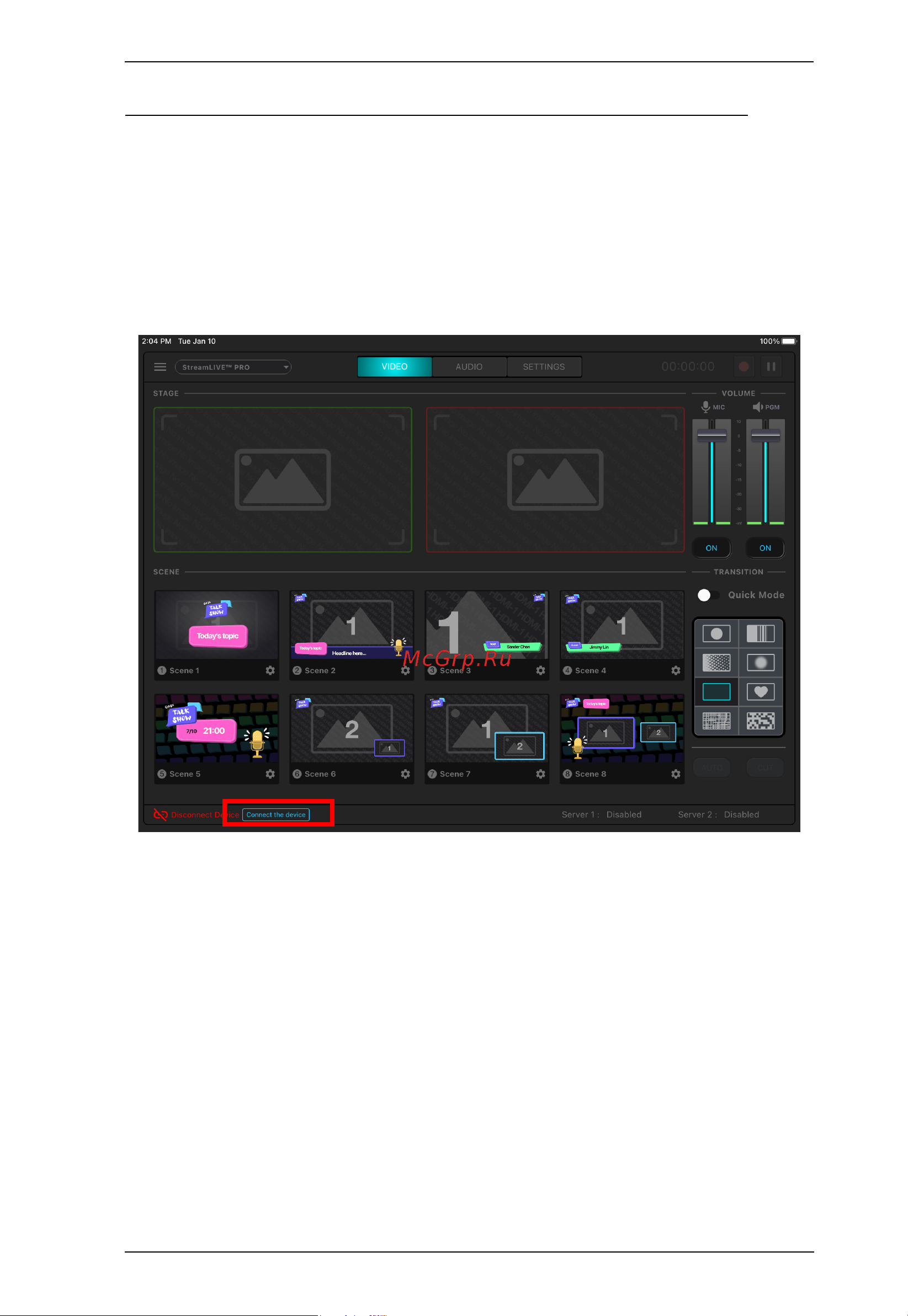 Aten StreamLIVE PRO UC9040 [27/102] Pairing an android tablet or chromebook via network