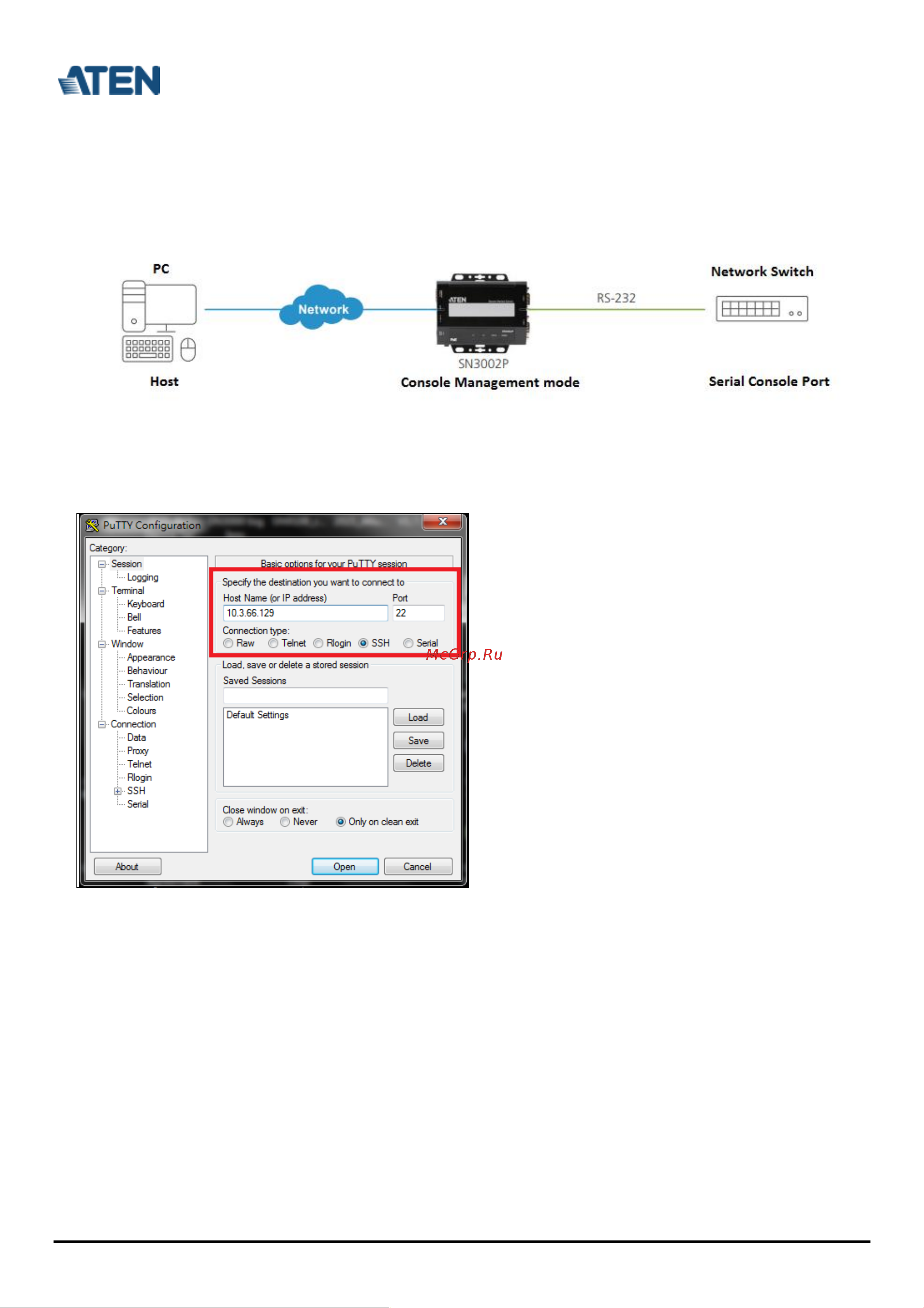 Aten SN3002 [5/6] C how to test console management mode