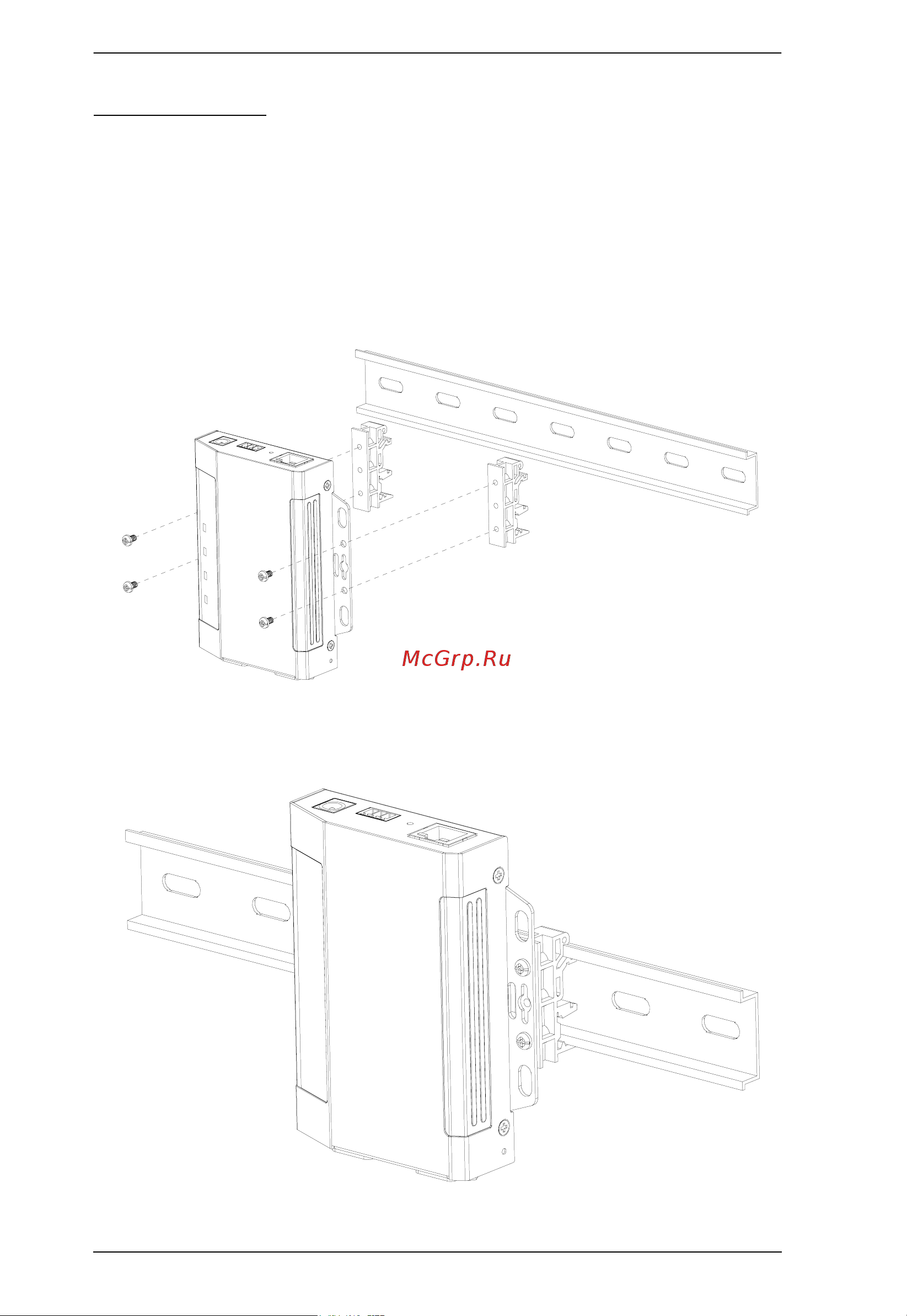 Aten SN3402 [22/111] Din rail mount