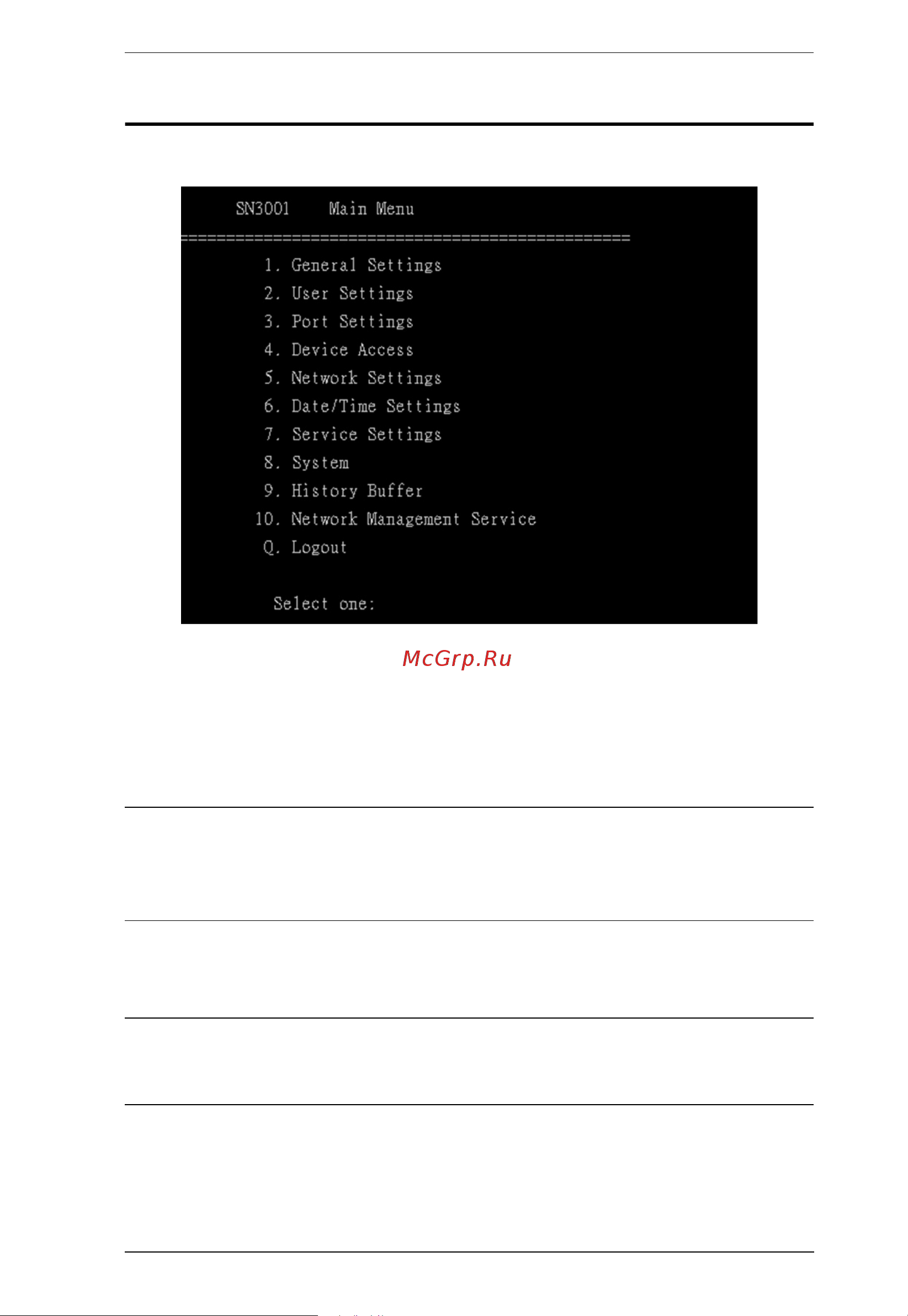 Aten SN3002 [89/111] Terminal main menu