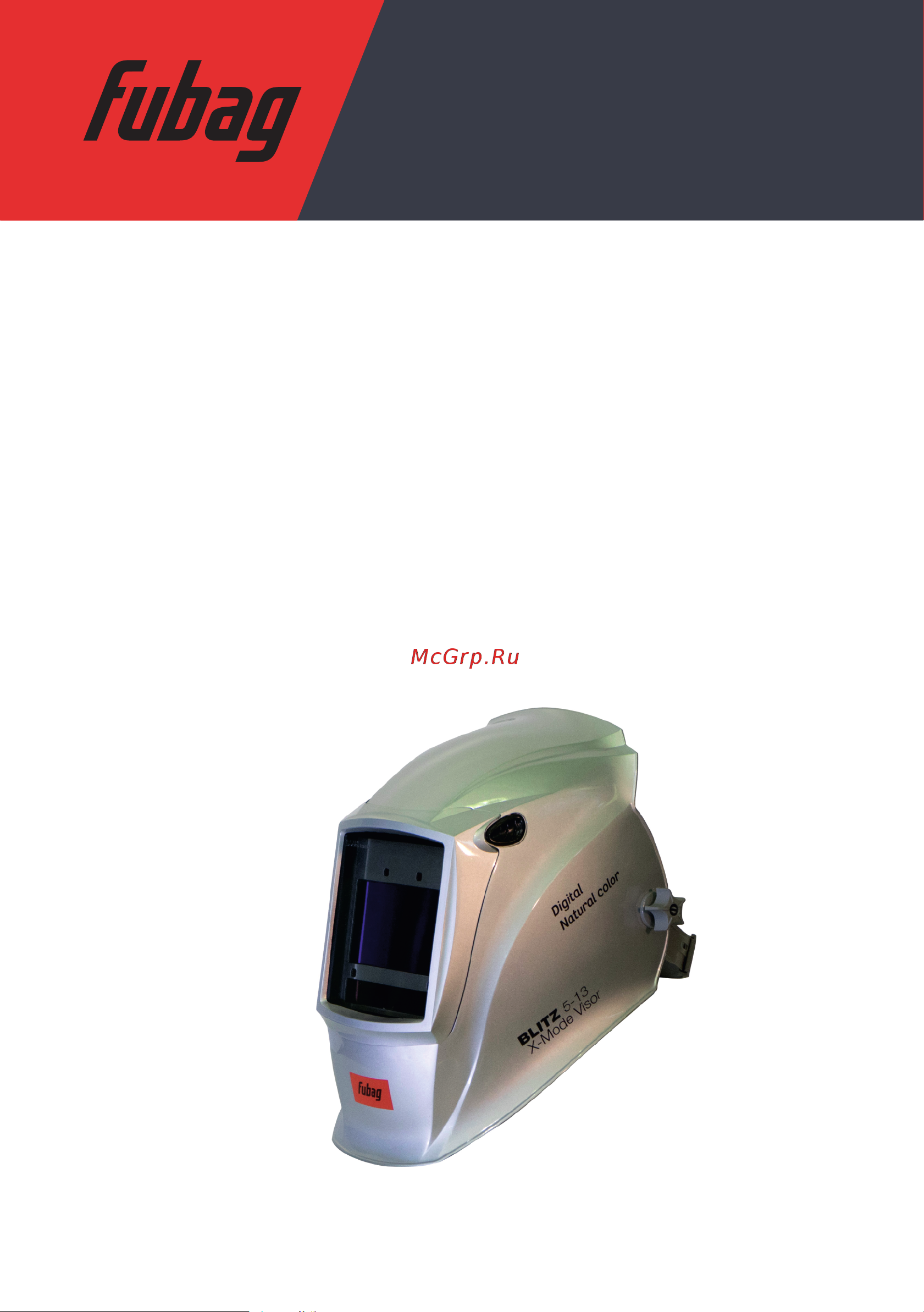 Fubag BLITZ 5-13 Visor Digital X-MODE Natural Color Инструкция по Эксплуатации онлайн