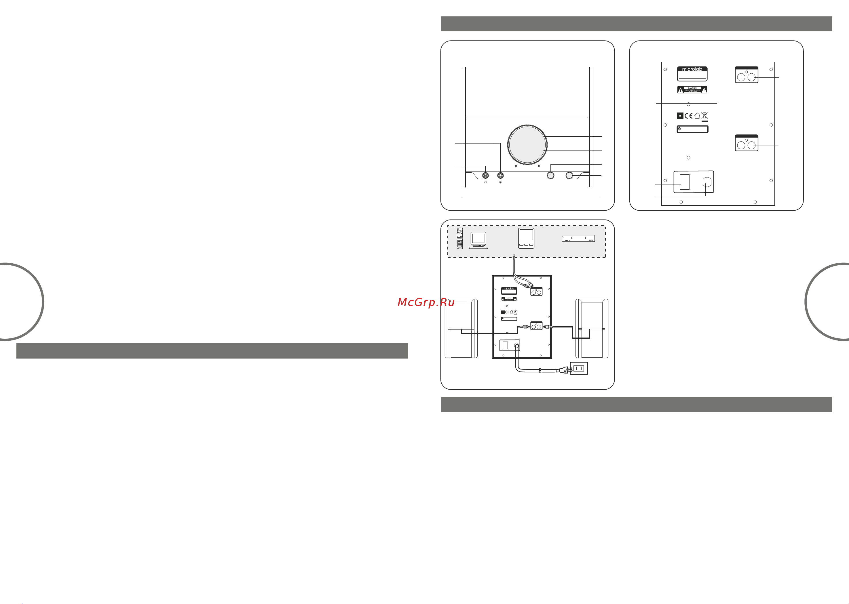 Microlab M500/5.1 NEW [3/10] Connections