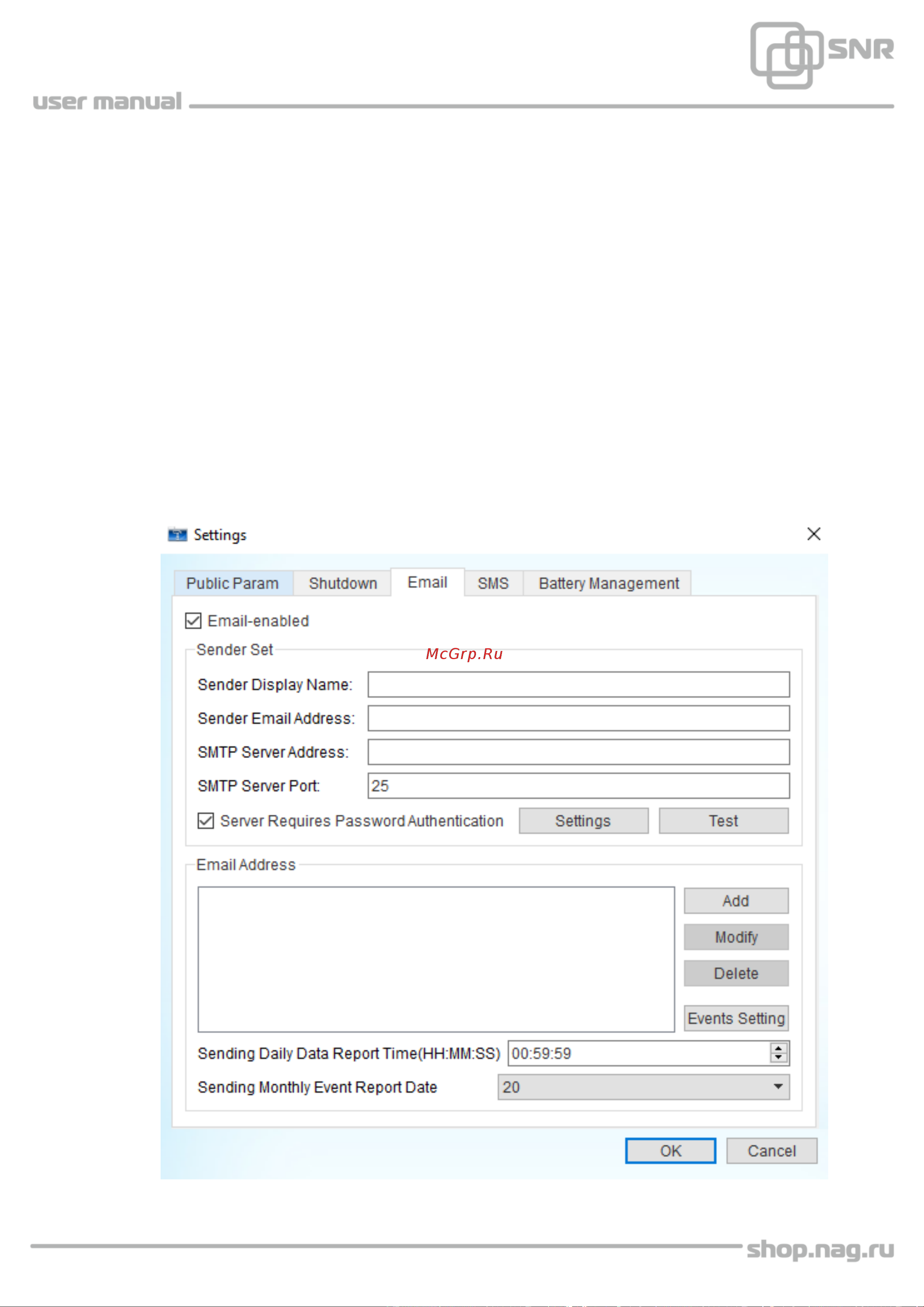 SNR UPS-LIRM-500-X-SNMP Руководство по эксплуатации онлайн [13/26] 747460