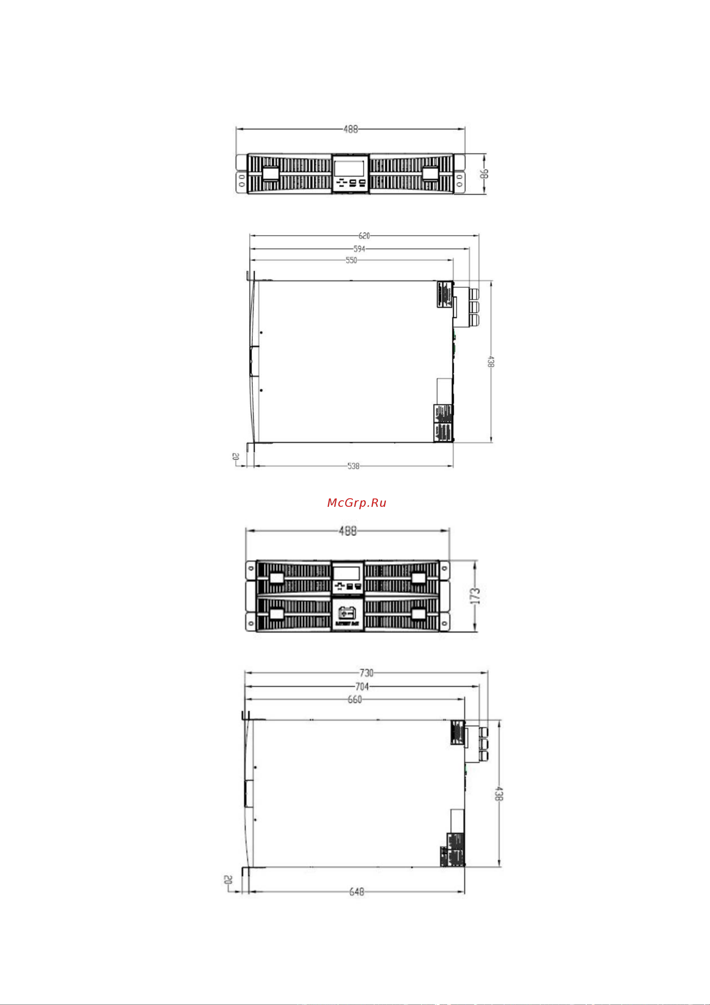 SNR UPS-ONRT-6000-INTXL [16/38] Модель без встроенных аккумуляторов 6 ква 10 ква