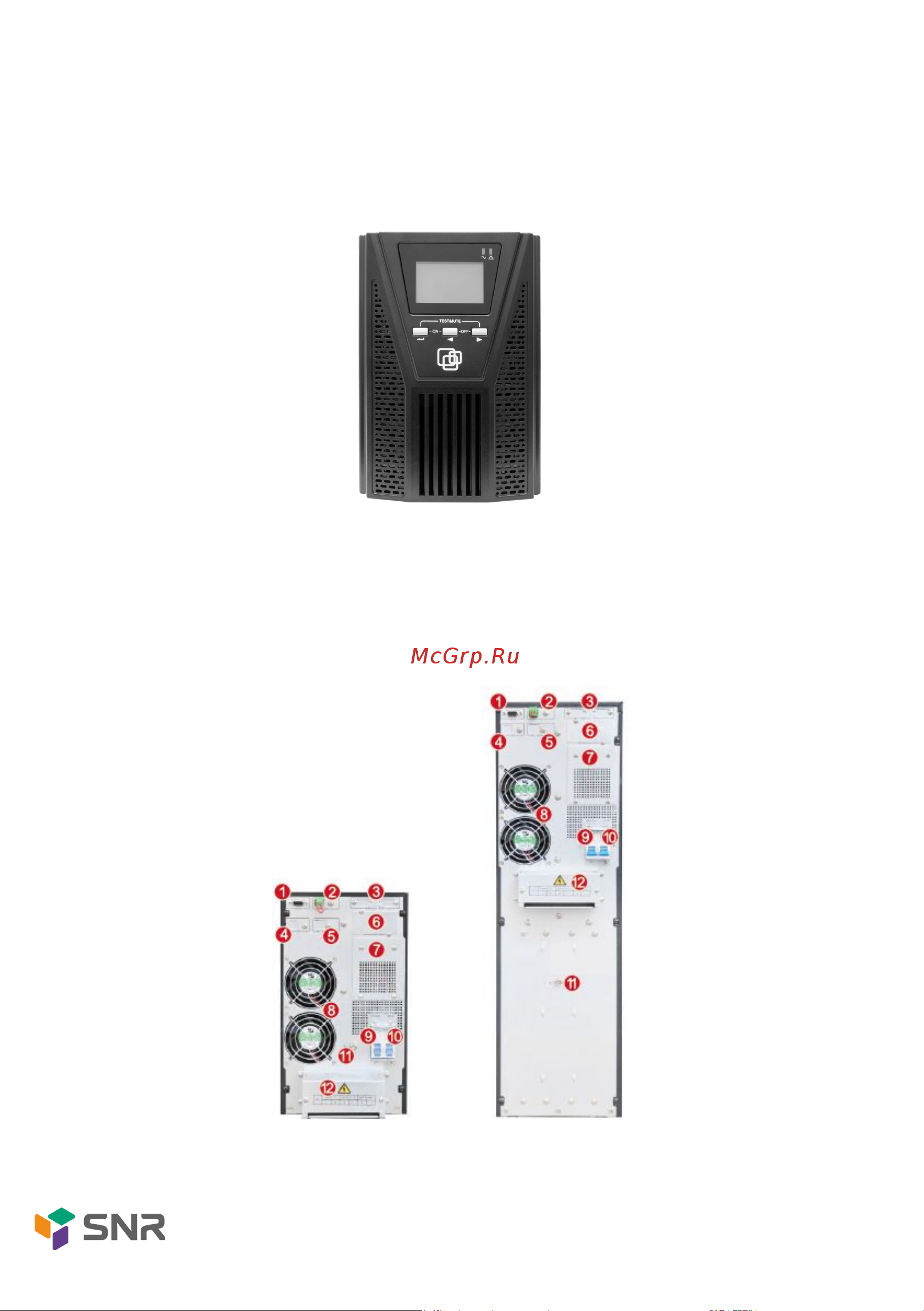 SNR UPS-ONT-6000-INTXL [7/13] Oбщий вид