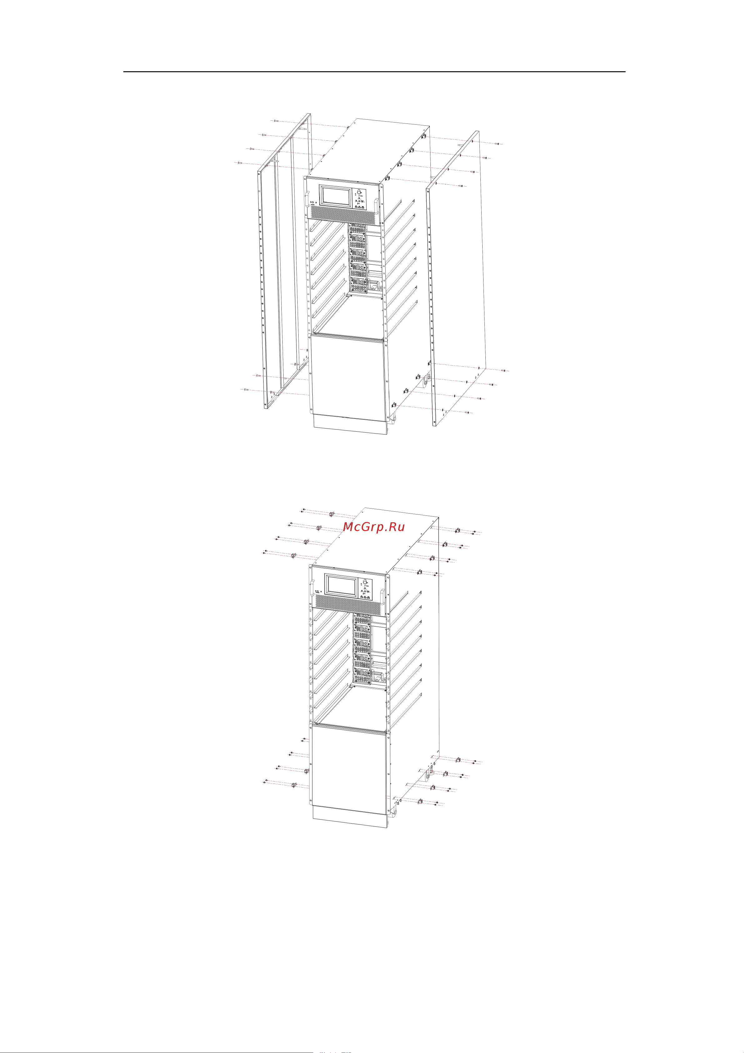 SNR UPS-ONRT-200-25CMX33 [22/69] Figure 3 7 remove the side door of the cabinet