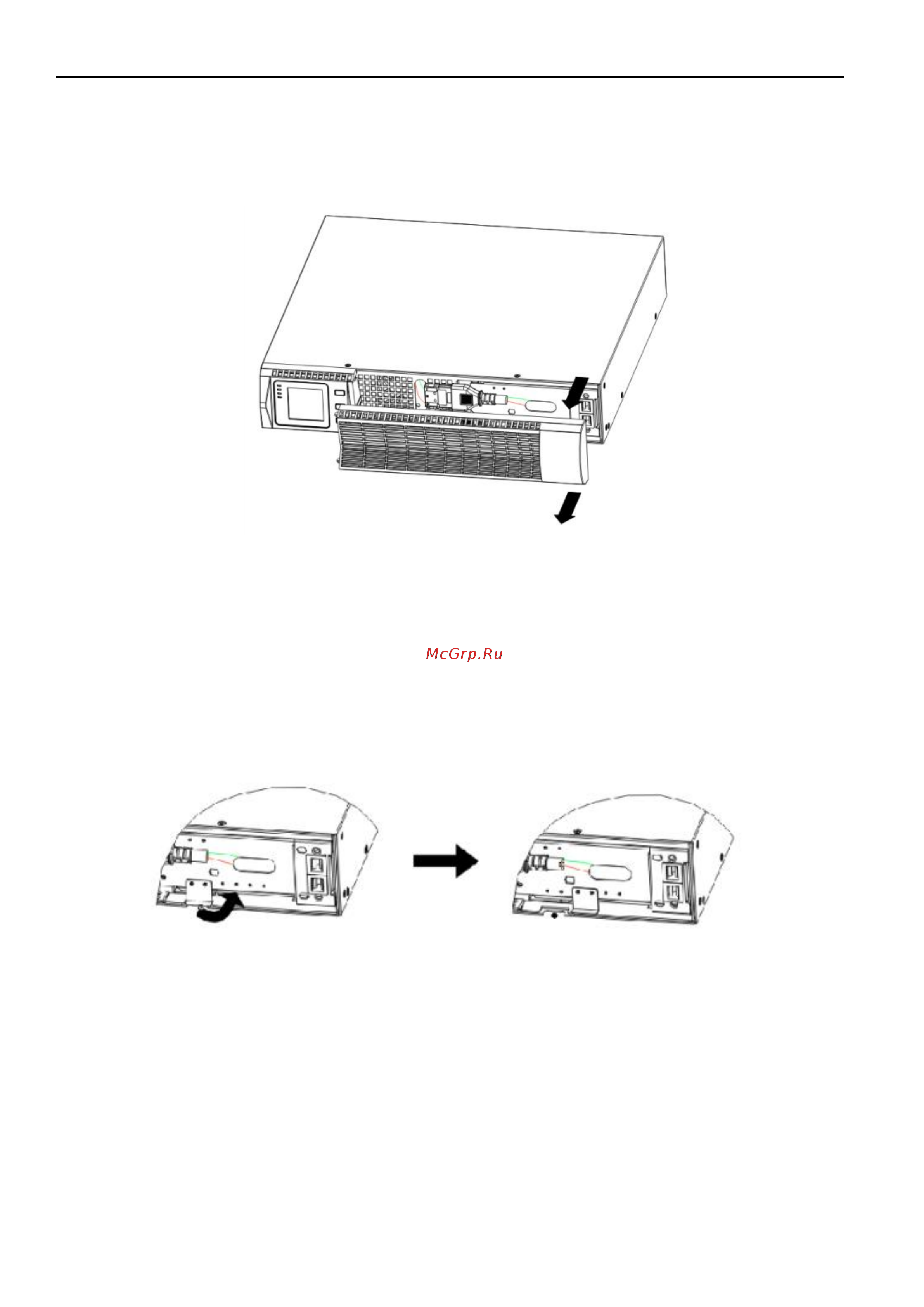 SNR UPS-BCRM-1000-S24 [7/12] Установка блока батарей